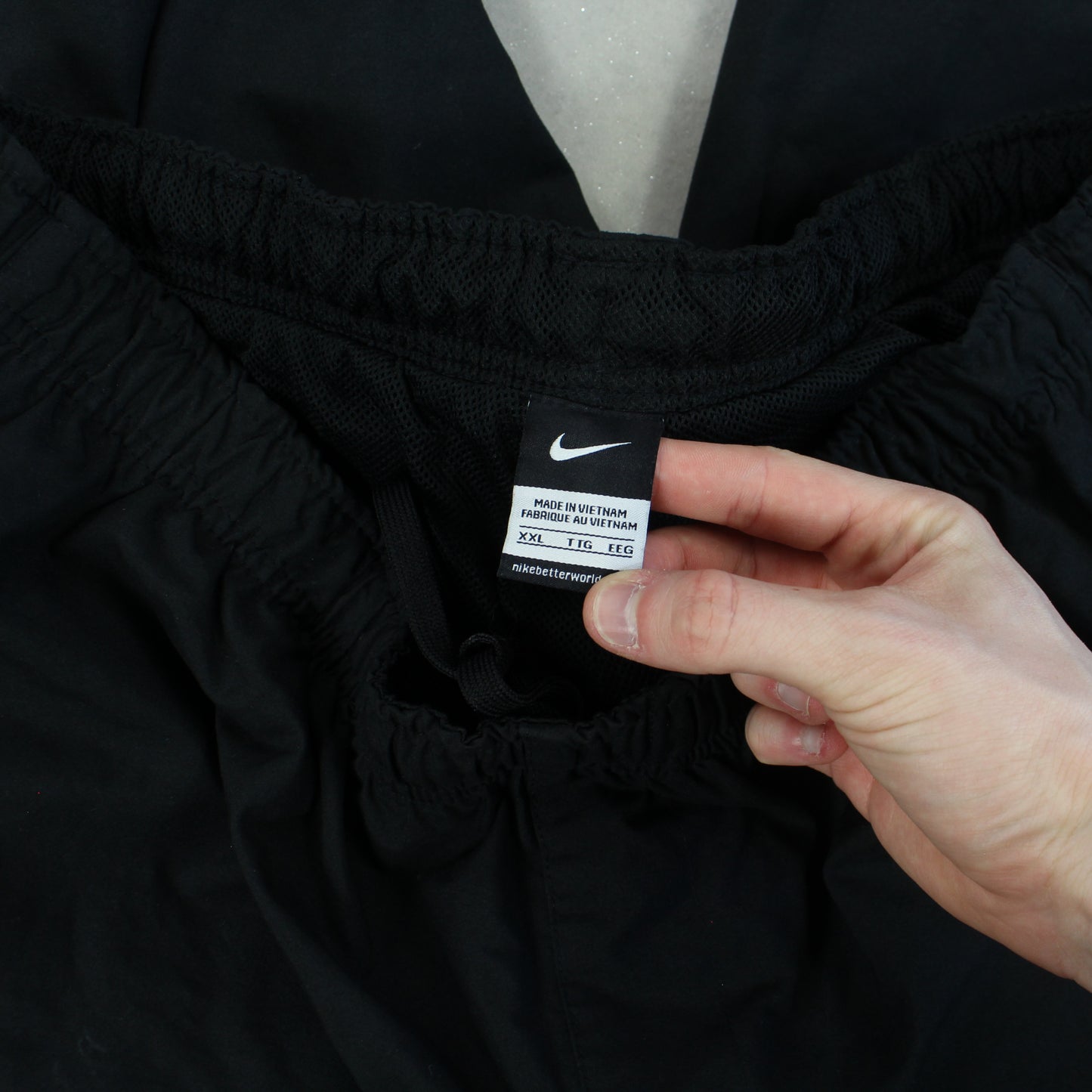 RARE 00s Nike Trackpants Black - (XL)