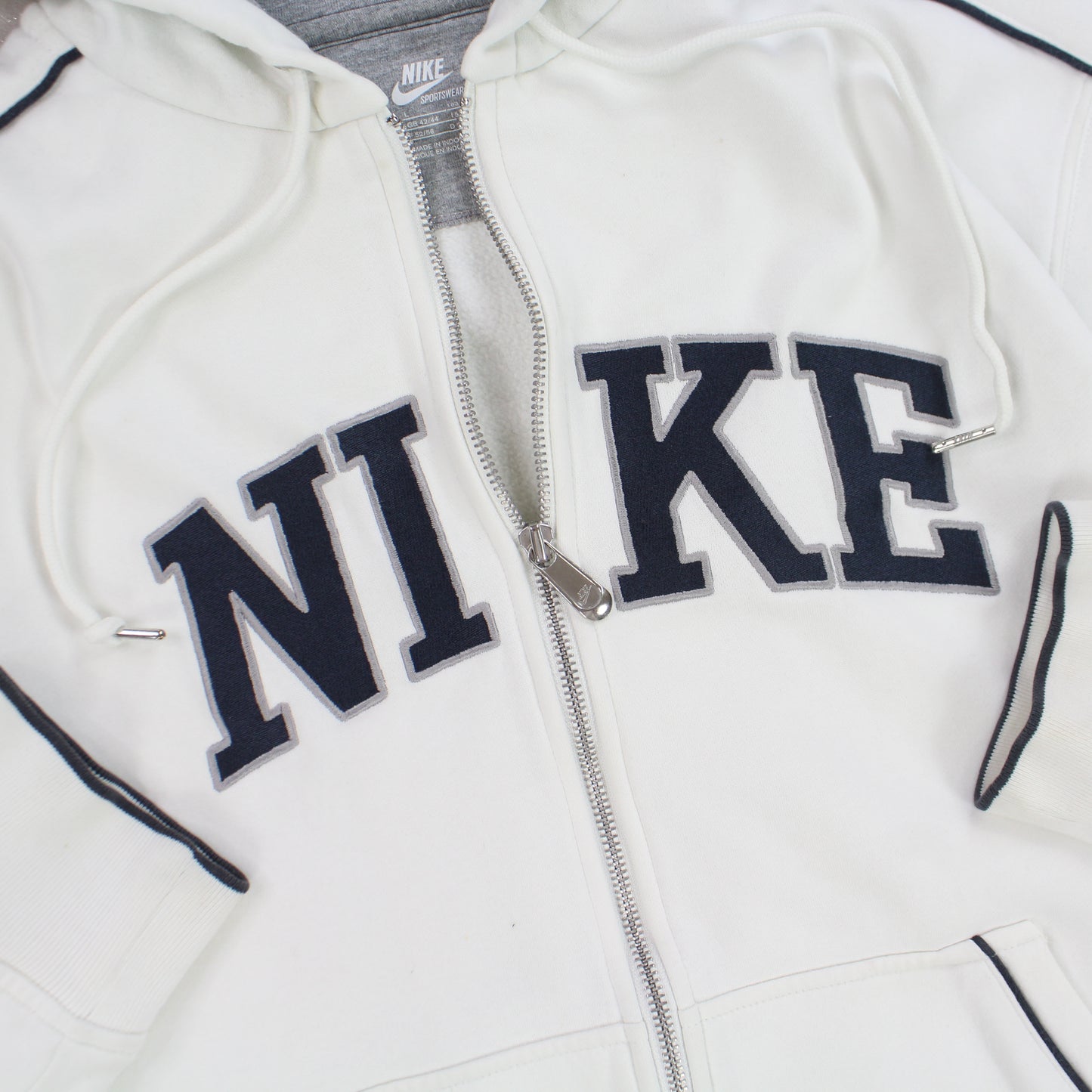 ULTRA SELTEN 2000er Nike Hoodie Weiß - (L)