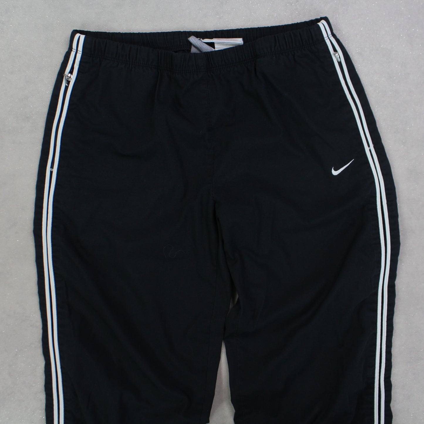 SUPER RARE 2000s Nike Trackpants Black - (S)