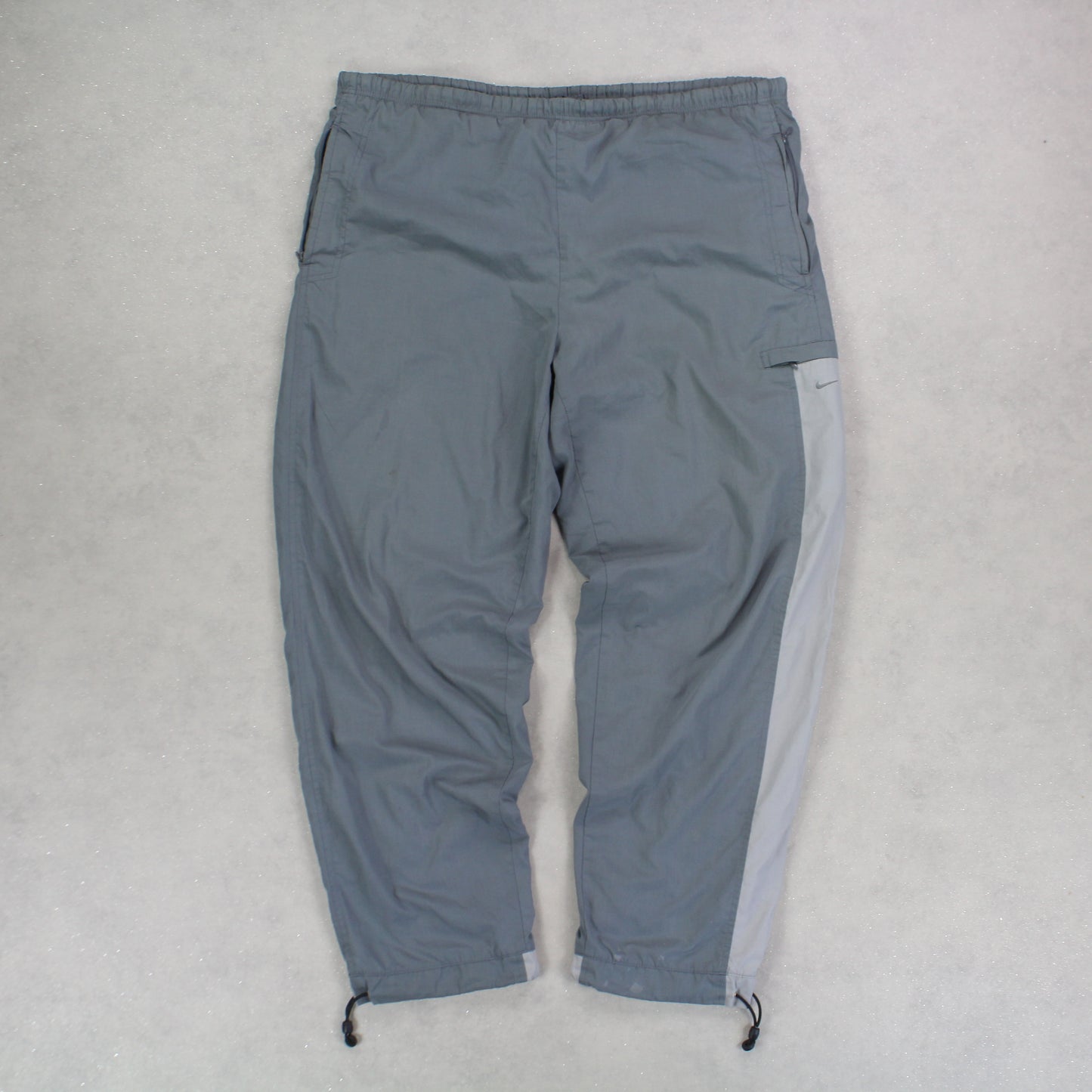 RARE 2000s Nike Trackpants Grey - (XL)