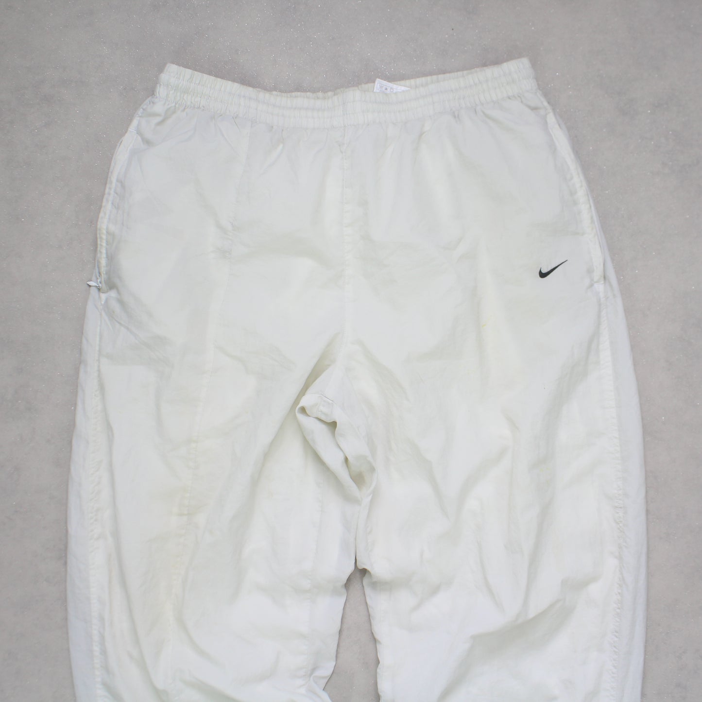 RARE 2000s Nike Trackpants White - (L)