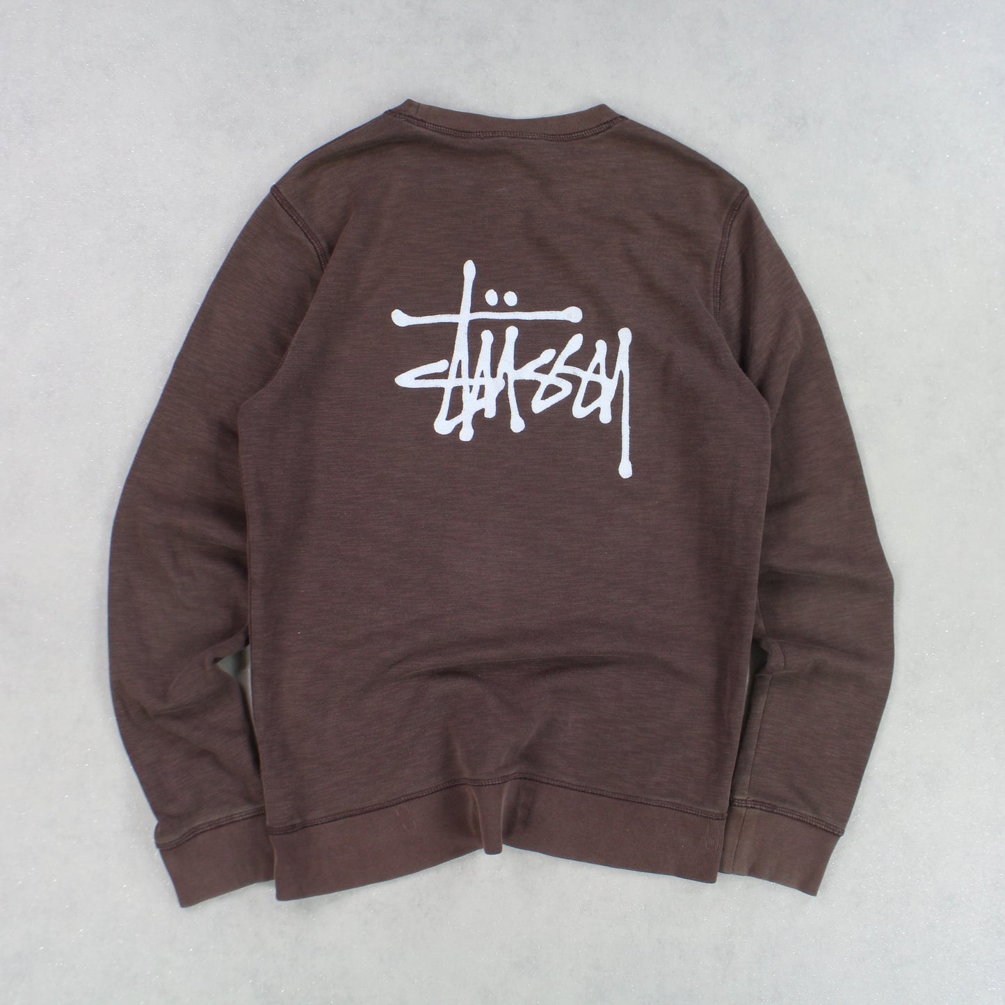 SUPERSELTENES 2000er Stüssy Sweatshirt Braun - (S/M)