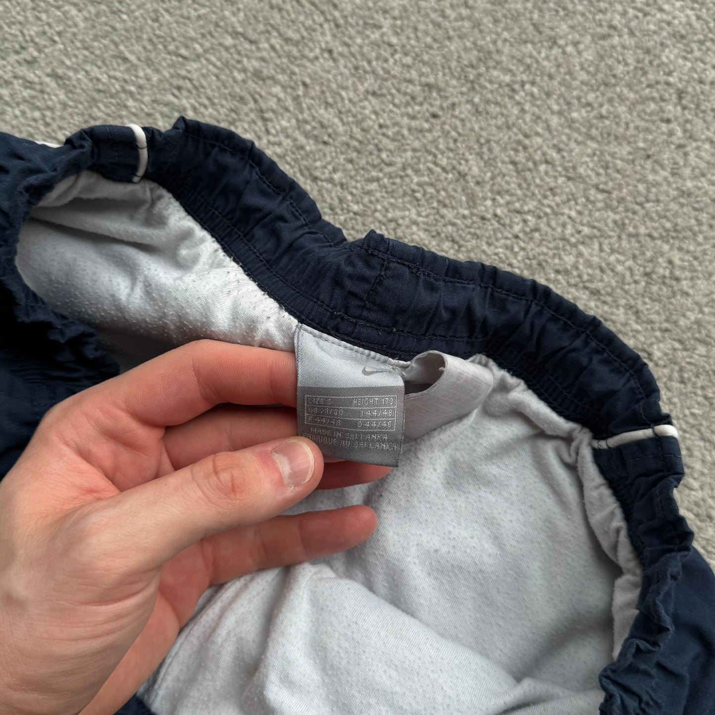 RARE 2000s Nike Trackpants Navy - (S)