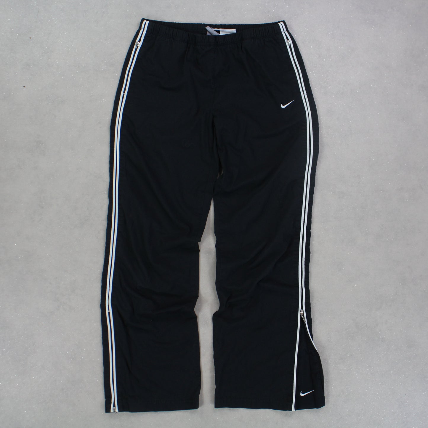 SUPER RARE 2000s Nike Trackpants Black - (S)