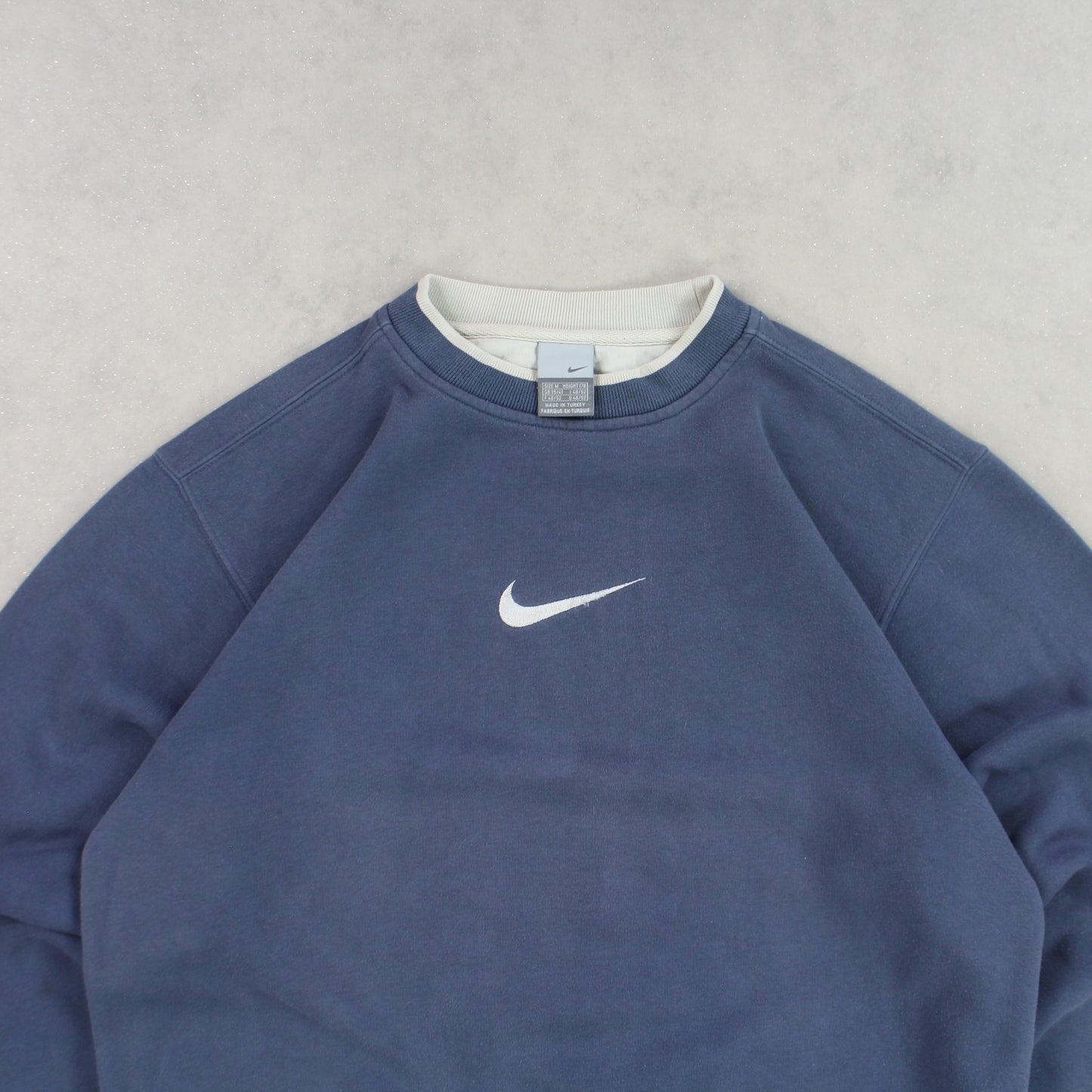 RARE 2000s Nike Heavyweight Sweatshirt Blue - (S)