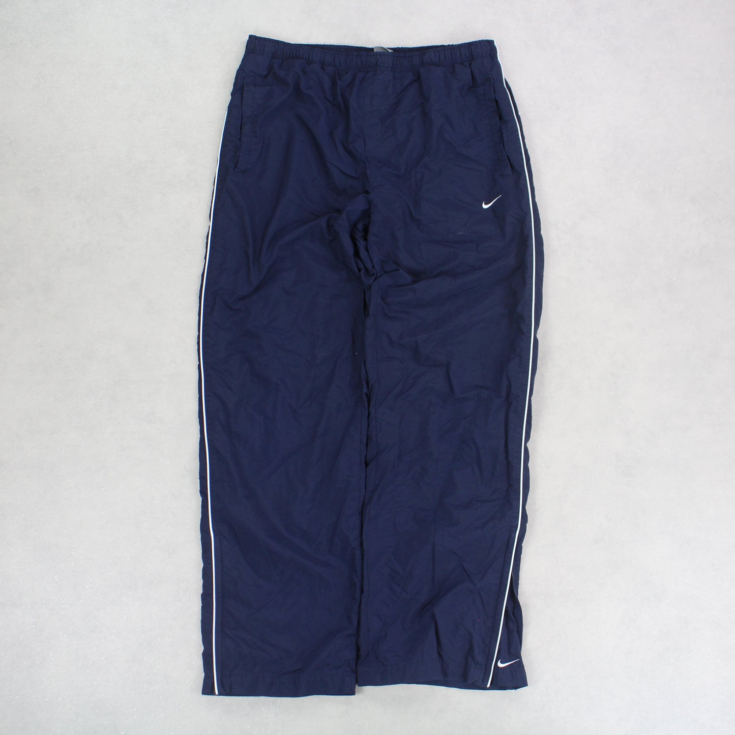 SUPER RARE 2000s Nike Trackpants Navy - (L)