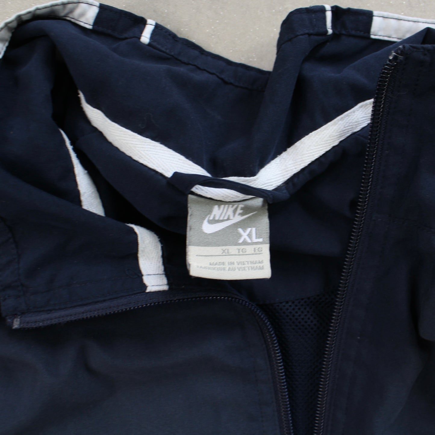 RARE 2000s Nike Track Jacket Navy - (L)