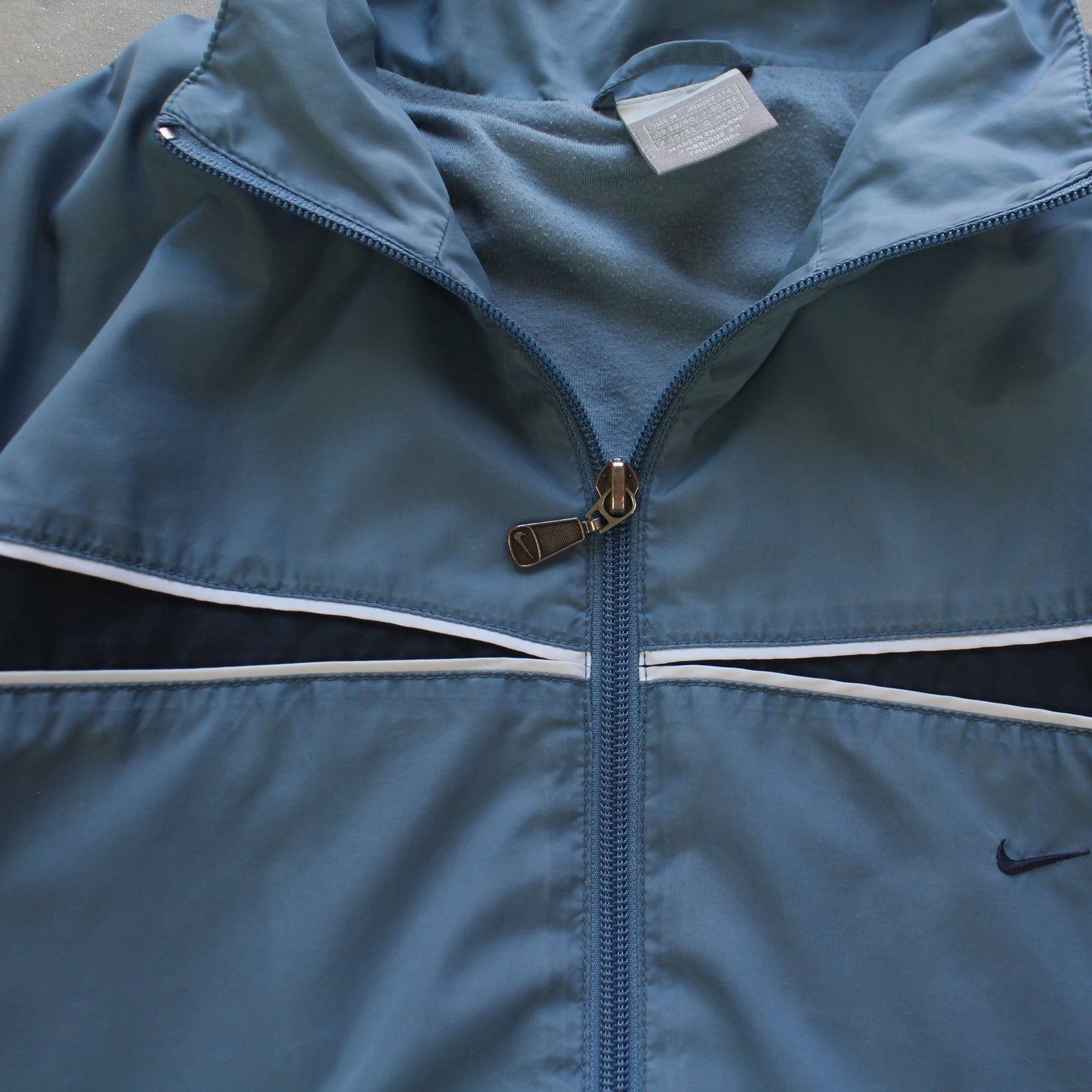 RARE 2000s Nike Track Jacket Blue - (M)