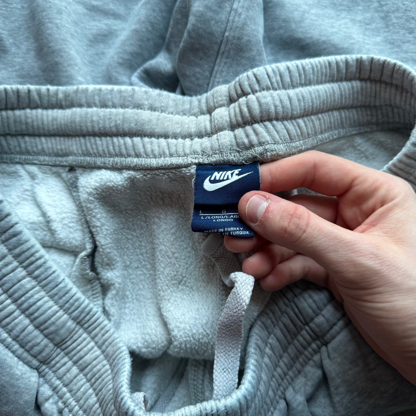 RARE 2000s Nike Joggers Grey - (L)