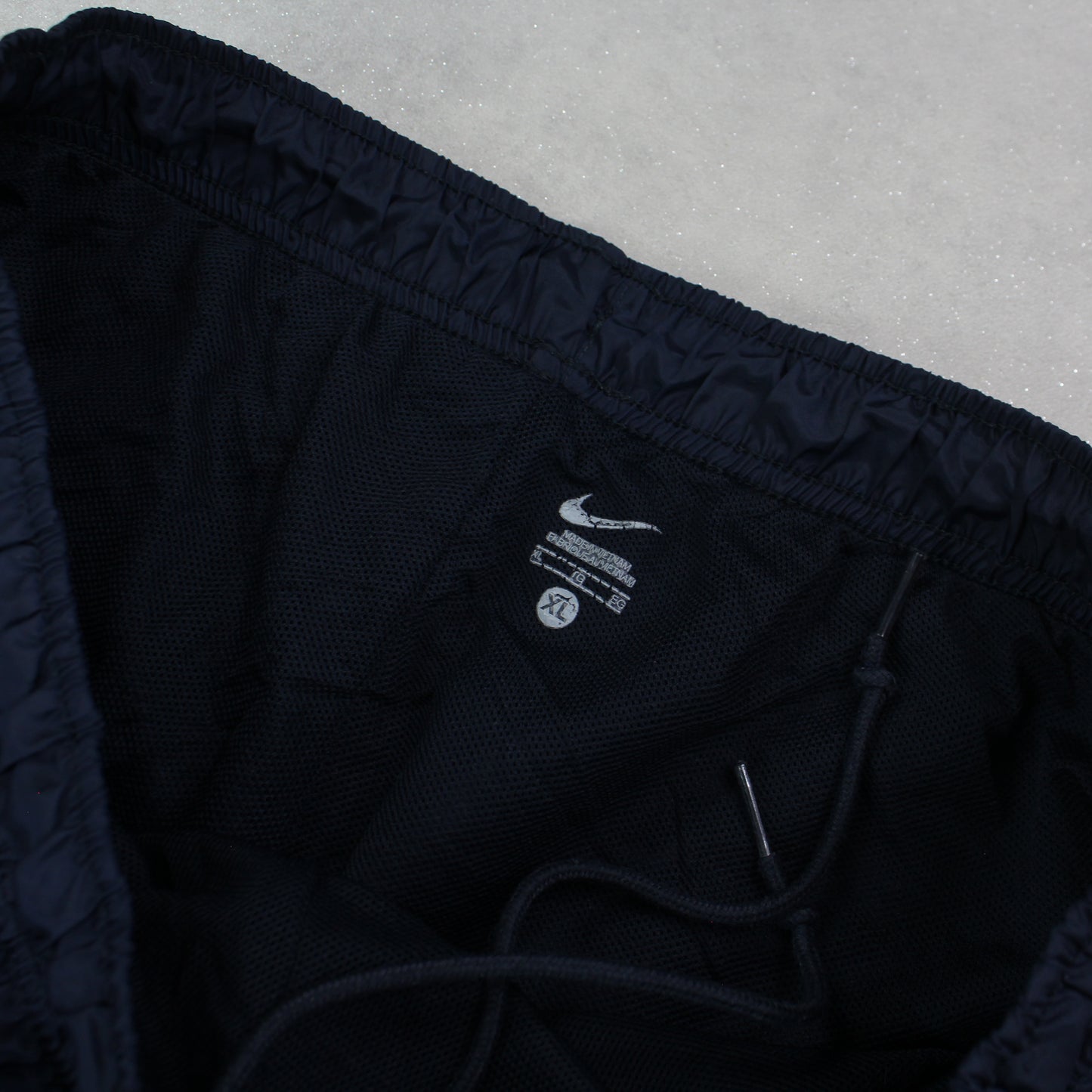 RARE 2000s Baggy Nike Trackpants Navy - (L)