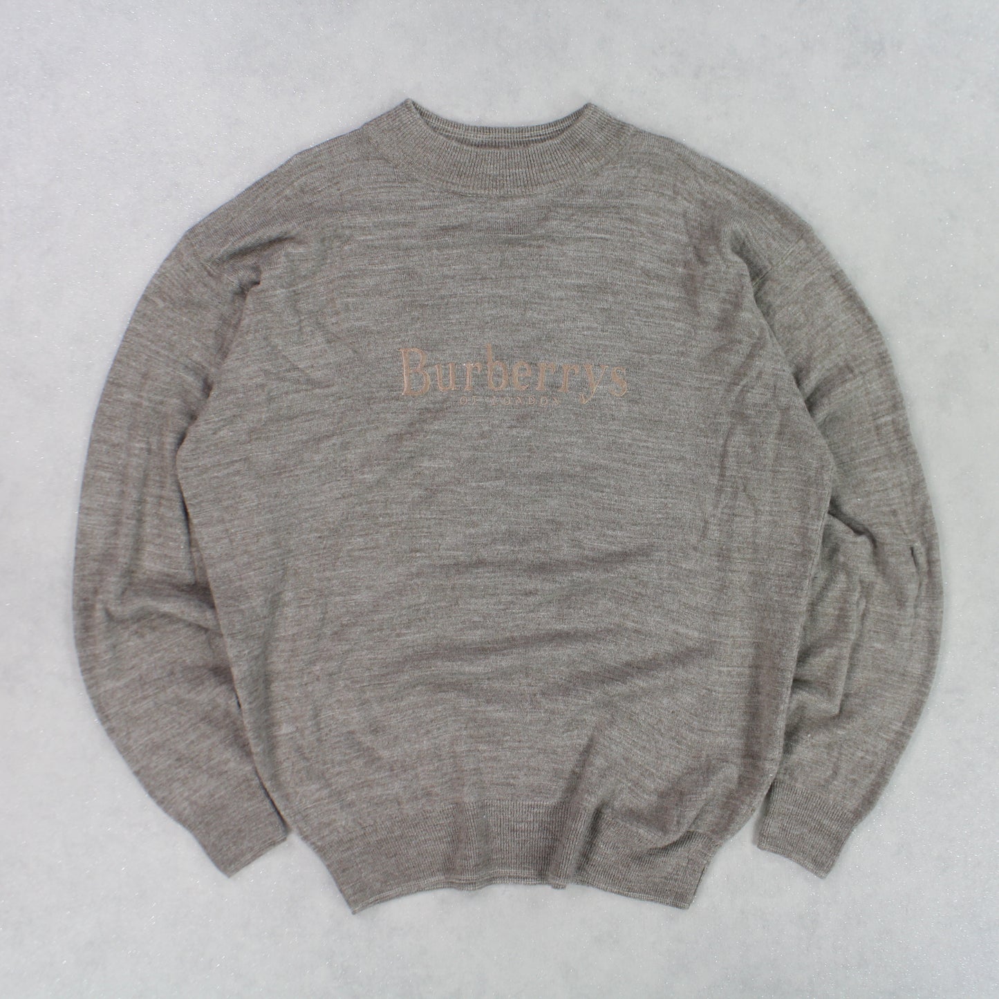 RARE 1990s Burberry Jumper Brown - (S)
