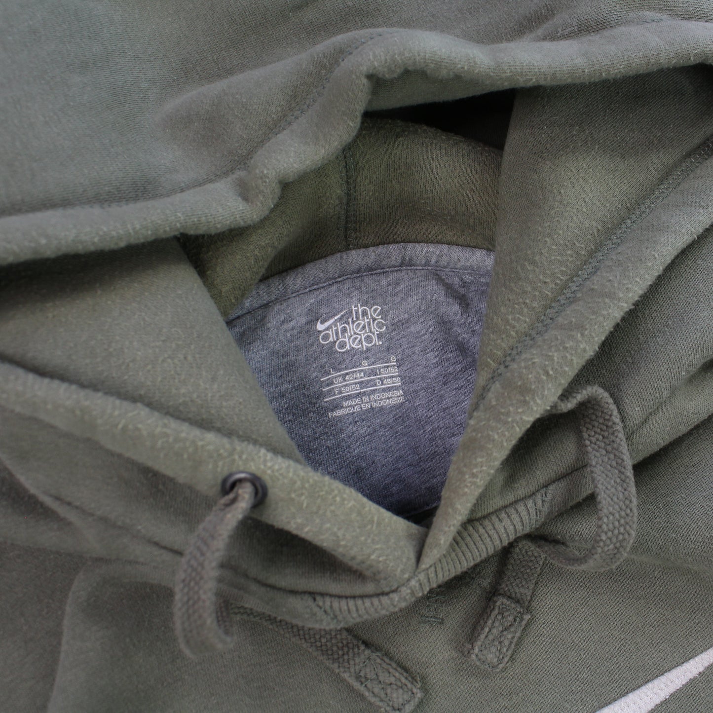RARE 2000s Nike Hoodie Green - (L)