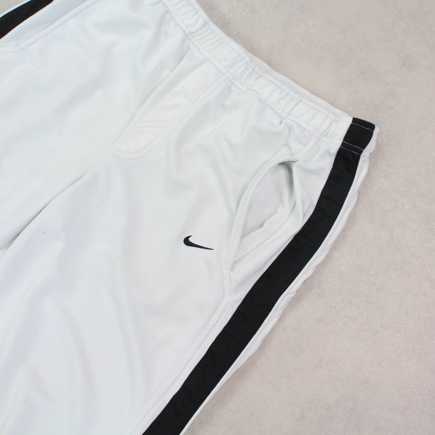 SUPER RARE 2000s Nike Trackpants Grey - (M)