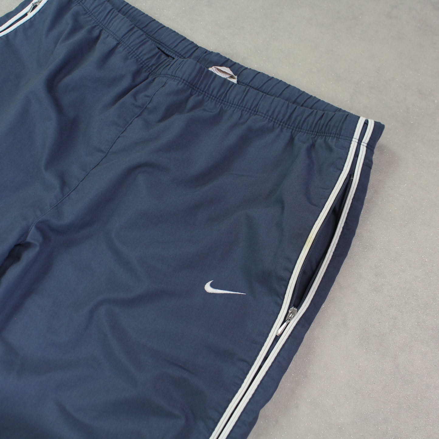 SUPER RARE 00s Nike Trackpants Blue - (L)