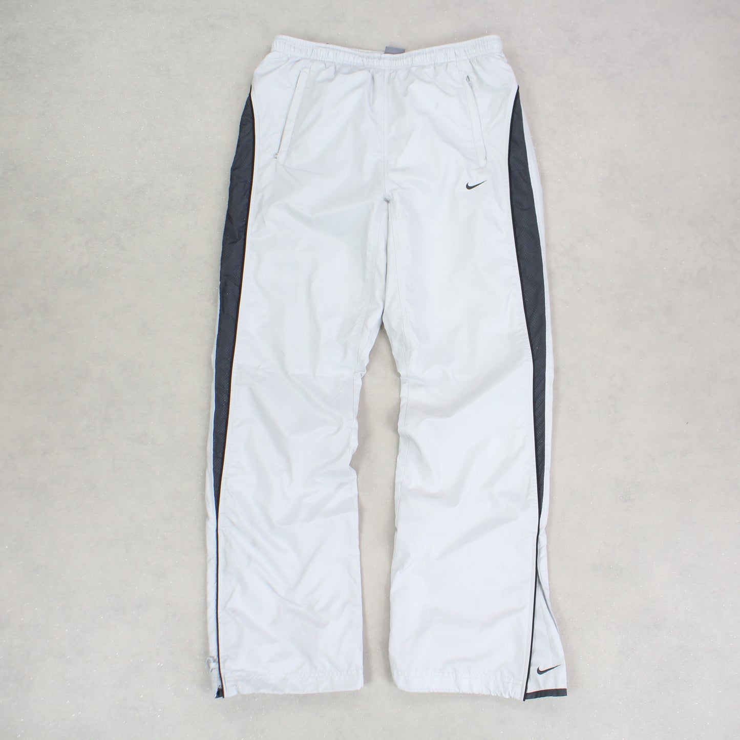 SUPER RARE 00s Nike Trackpants Grey - (M)