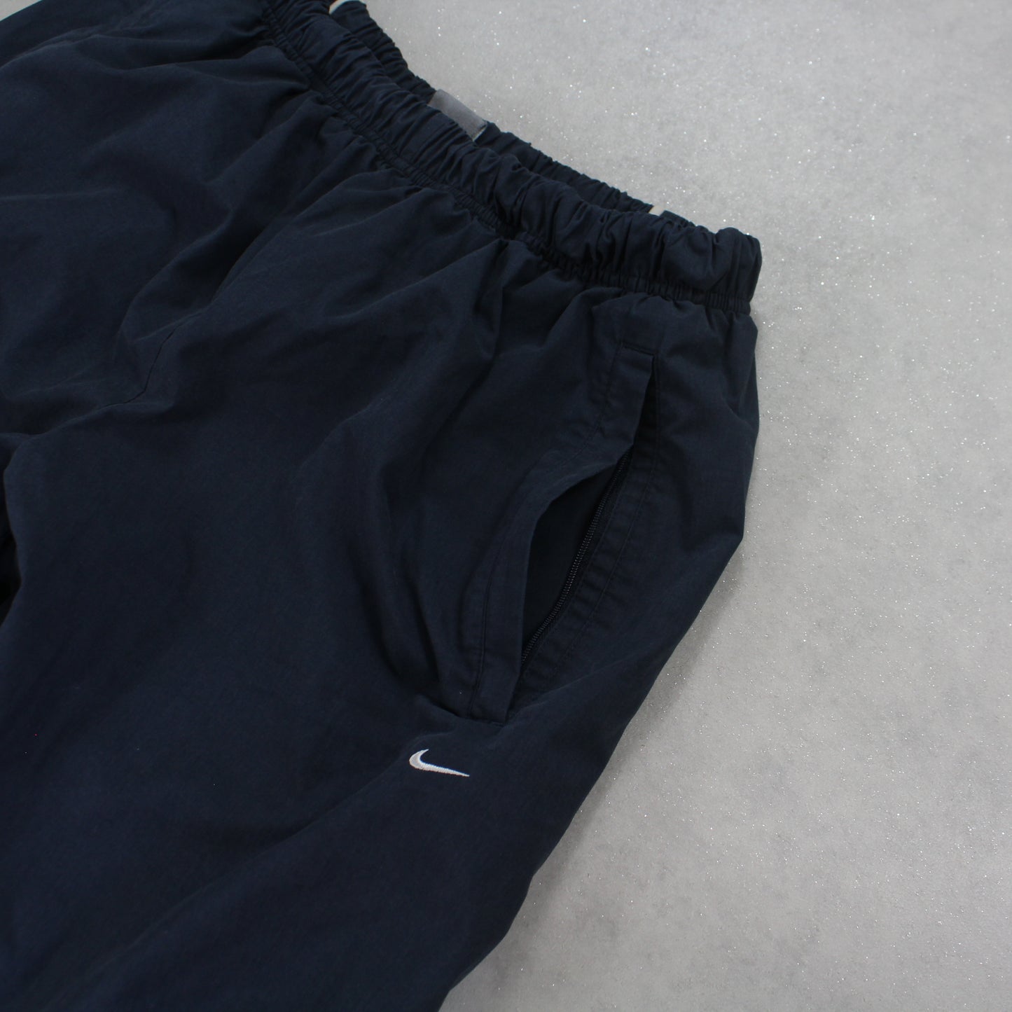 RARE 2000s Nike Trackpants Navy - (L)