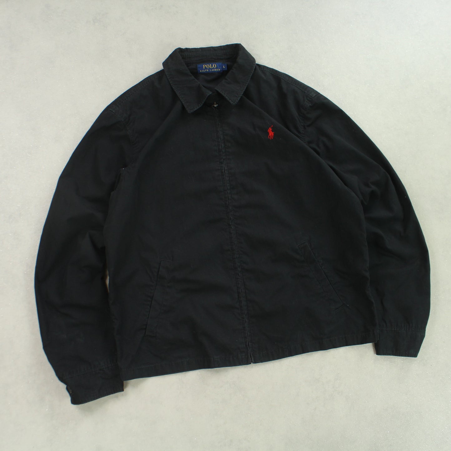 RARE 1990s Ralph Lauren Harrington Jacket Black - (L)