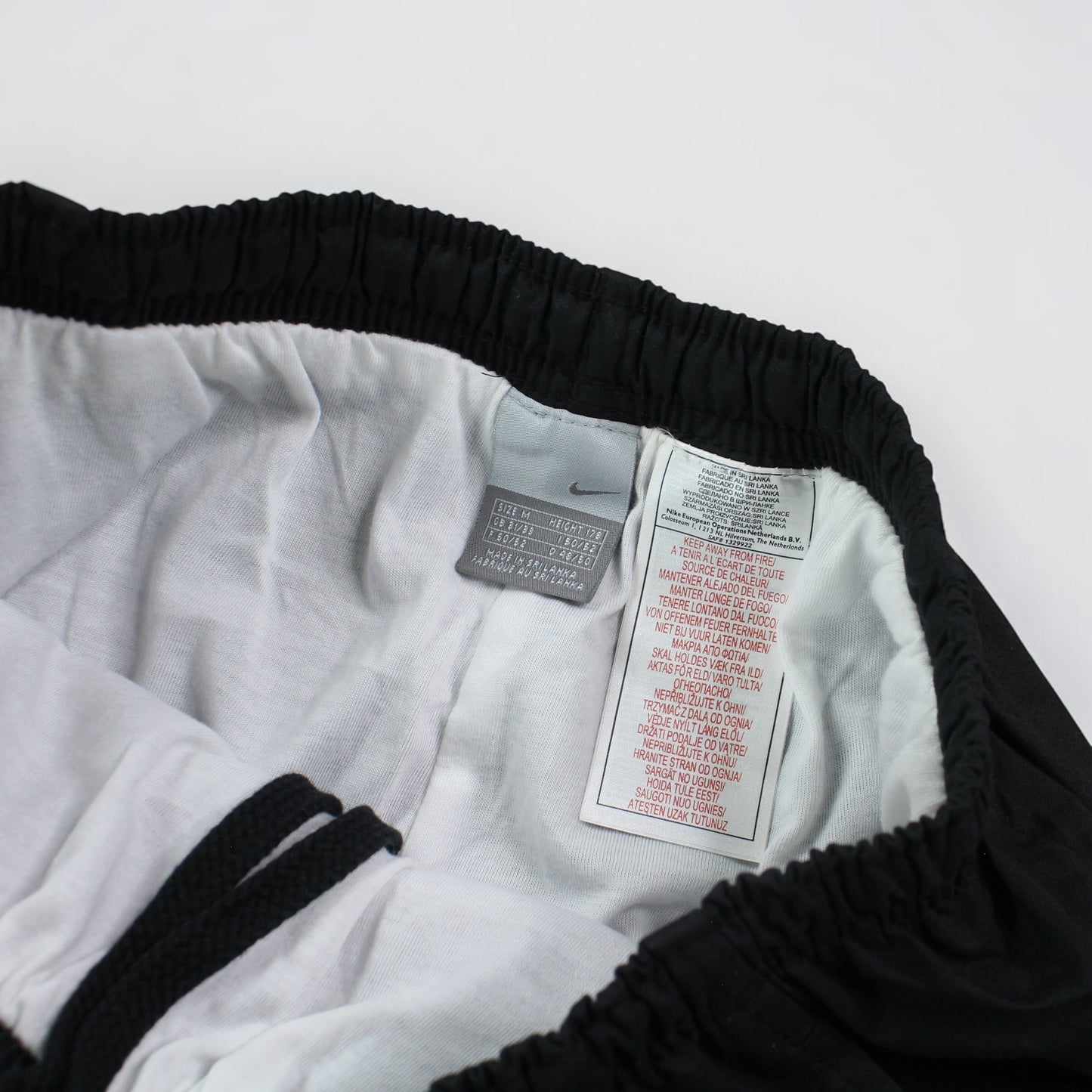 RARE 2000s Baggy Nike Trackpants Black - (S)
