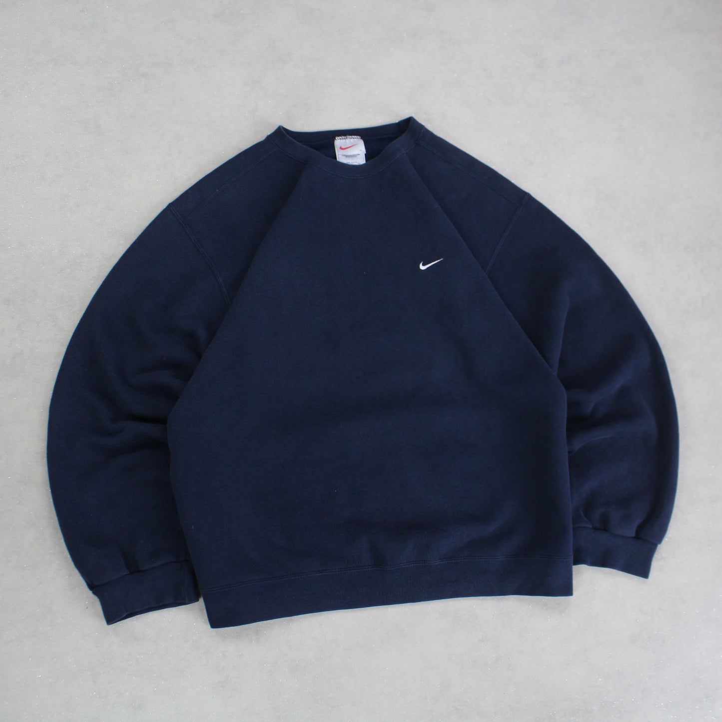 SELTENES schweres Nike-Sweatshirt aus den 1990ern, Marineblau – (L)