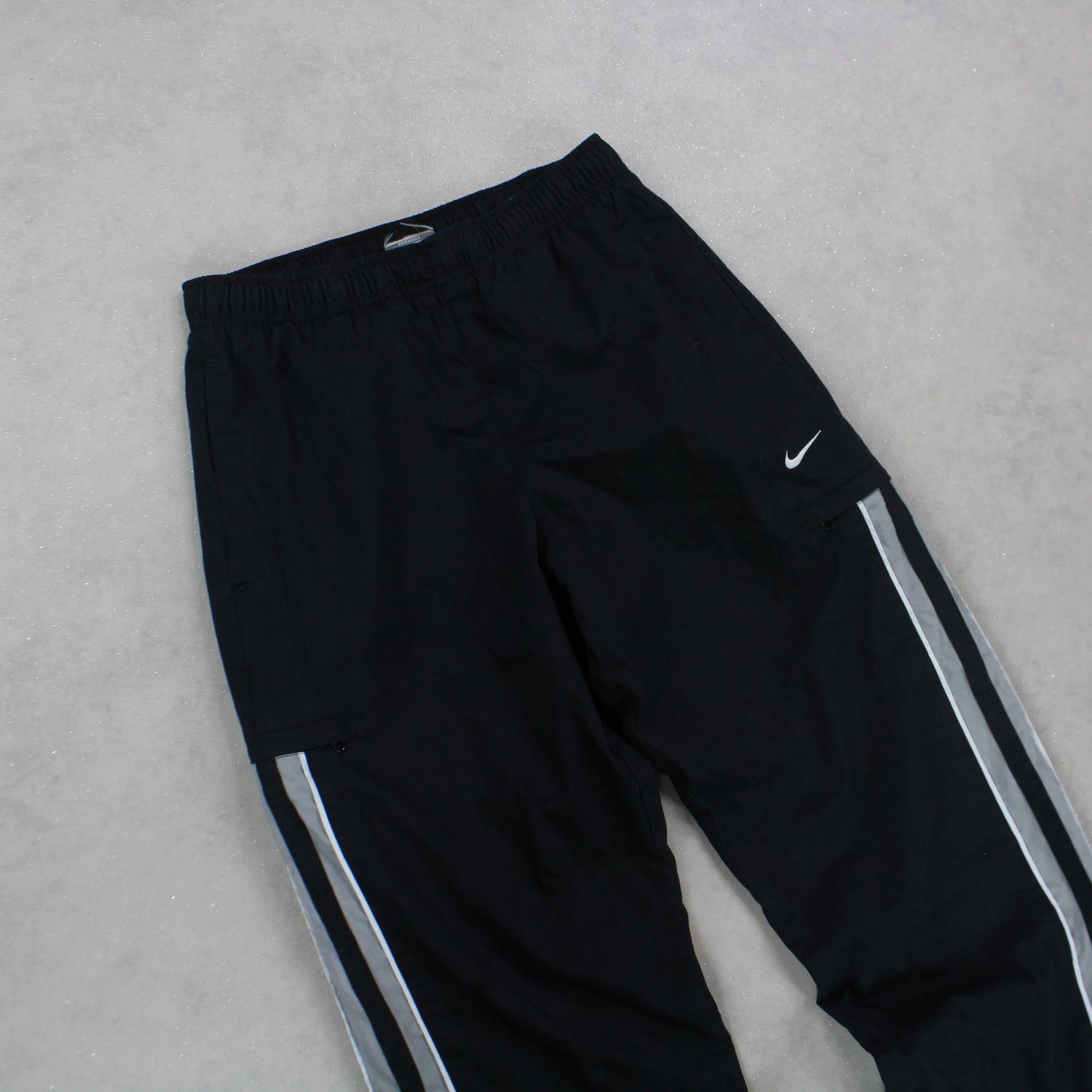RARE 2000s Nike Trackpants Black - (XS)