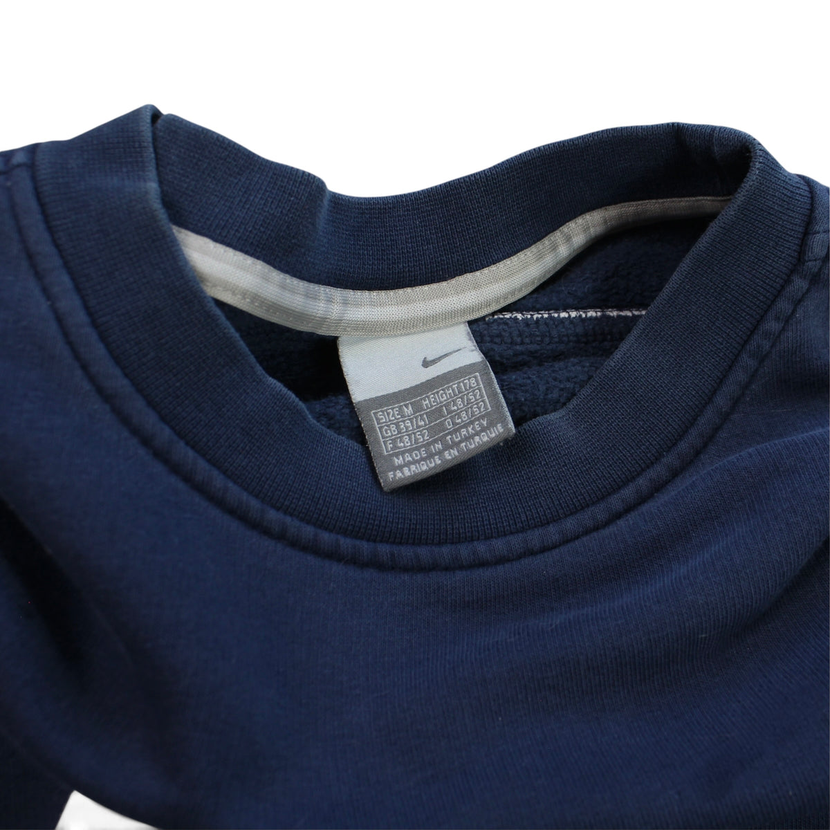 2000s Nike Swoosh Sweatshirt Navy - (M)
