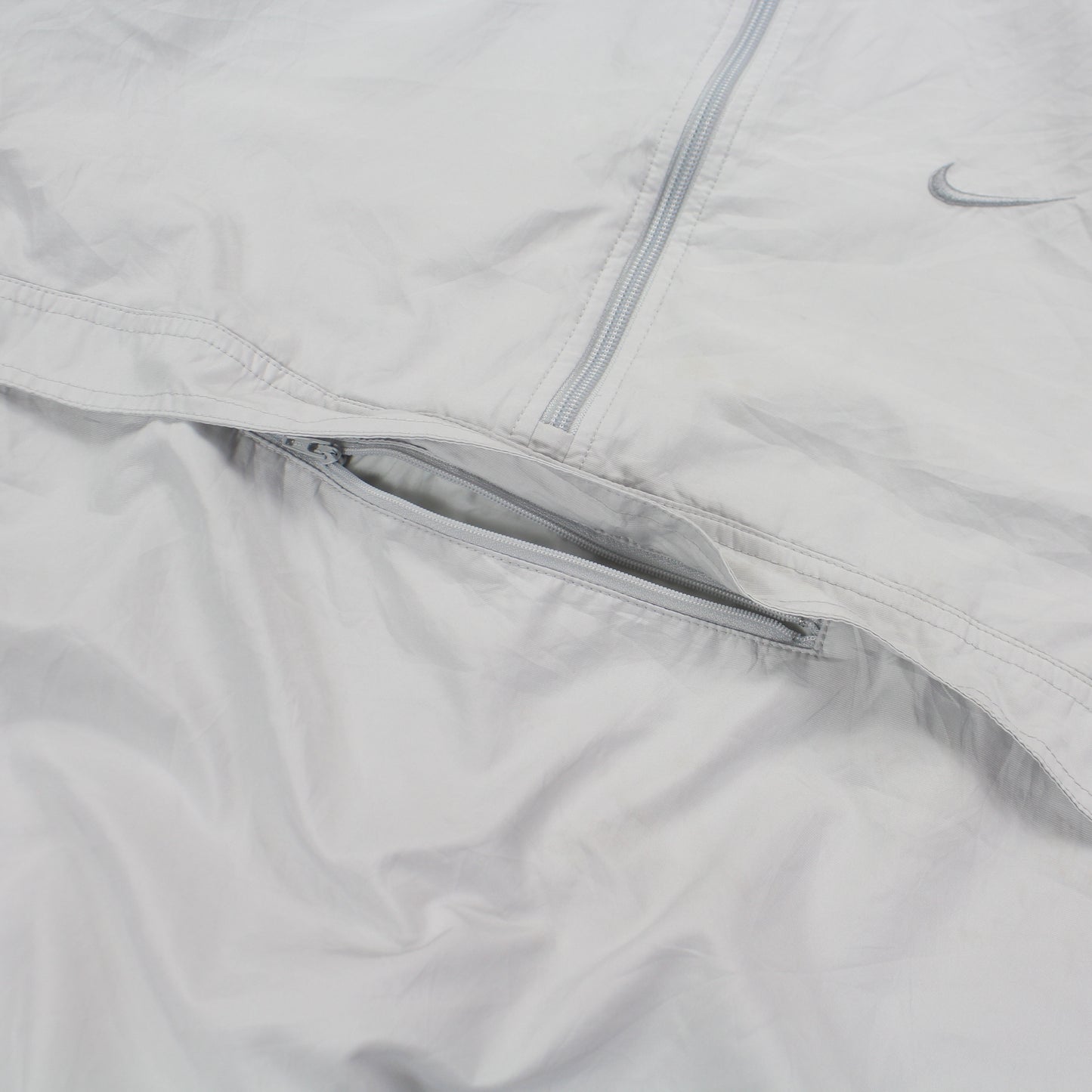 RARE 2000s Nike Pullover Jacket Grey - (L)