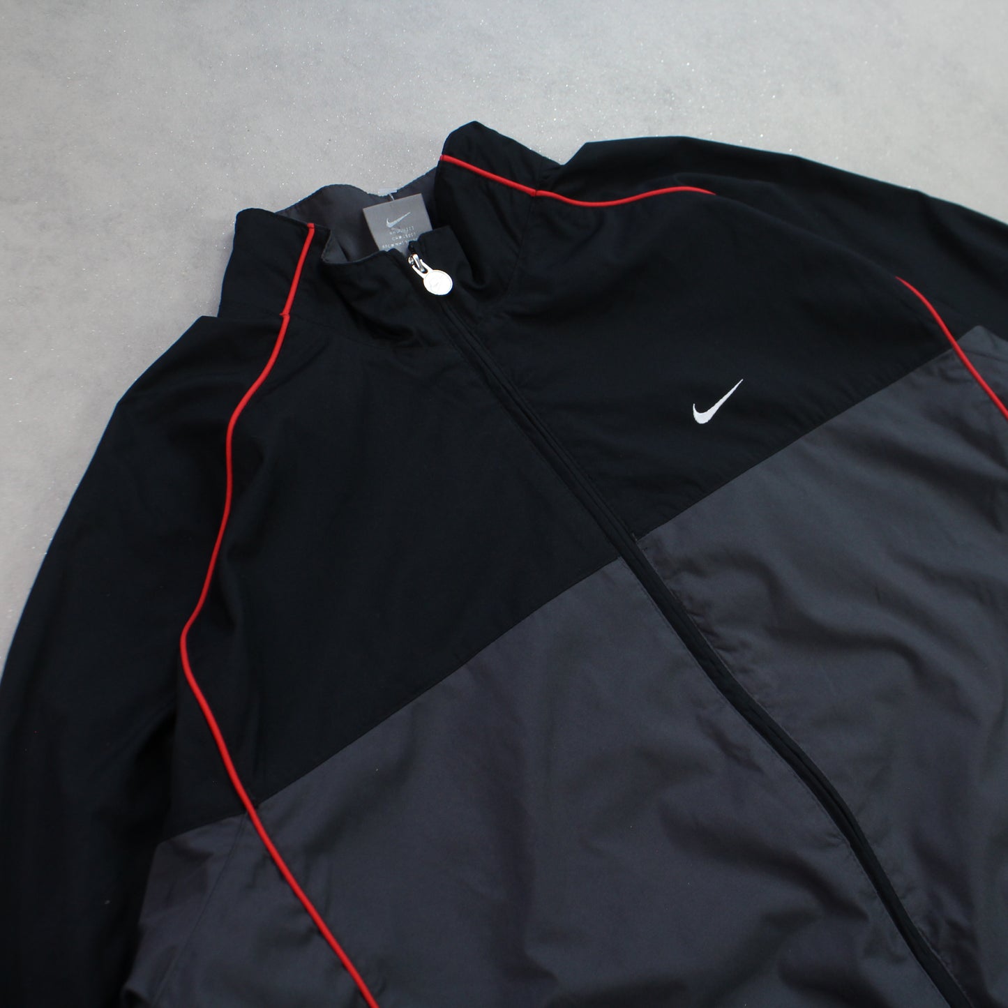 RARE 2000s Nike Track Jacket Black - (L)