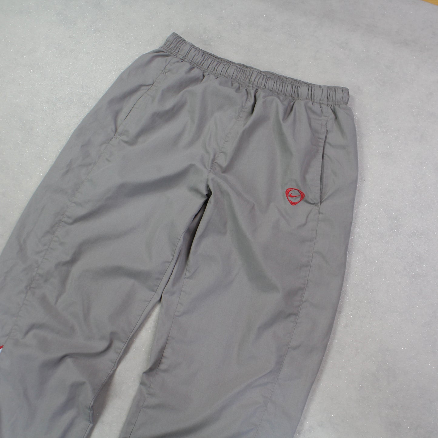 SUPER RARE 2000s Nike Trackpants Light Brown - (S)