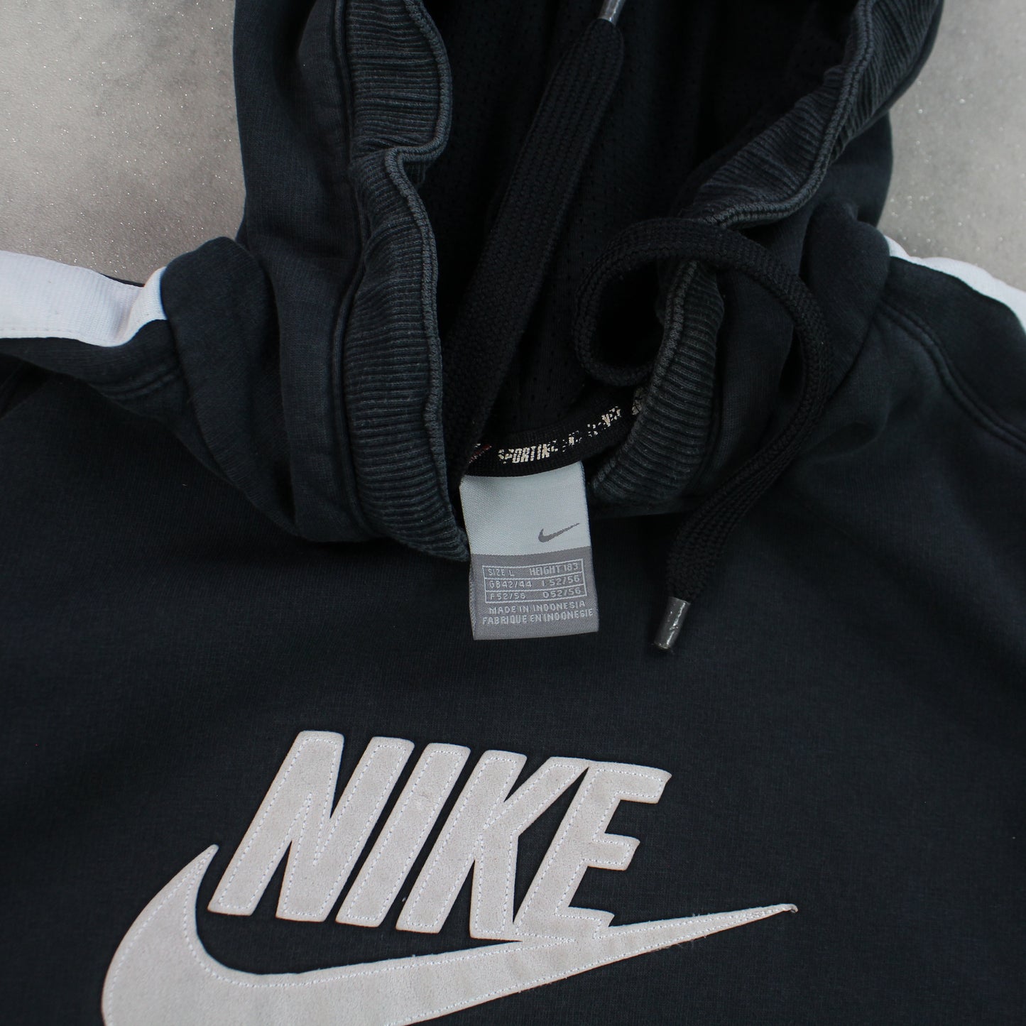 RARE 2000s Nike Hoodie Black - (M)