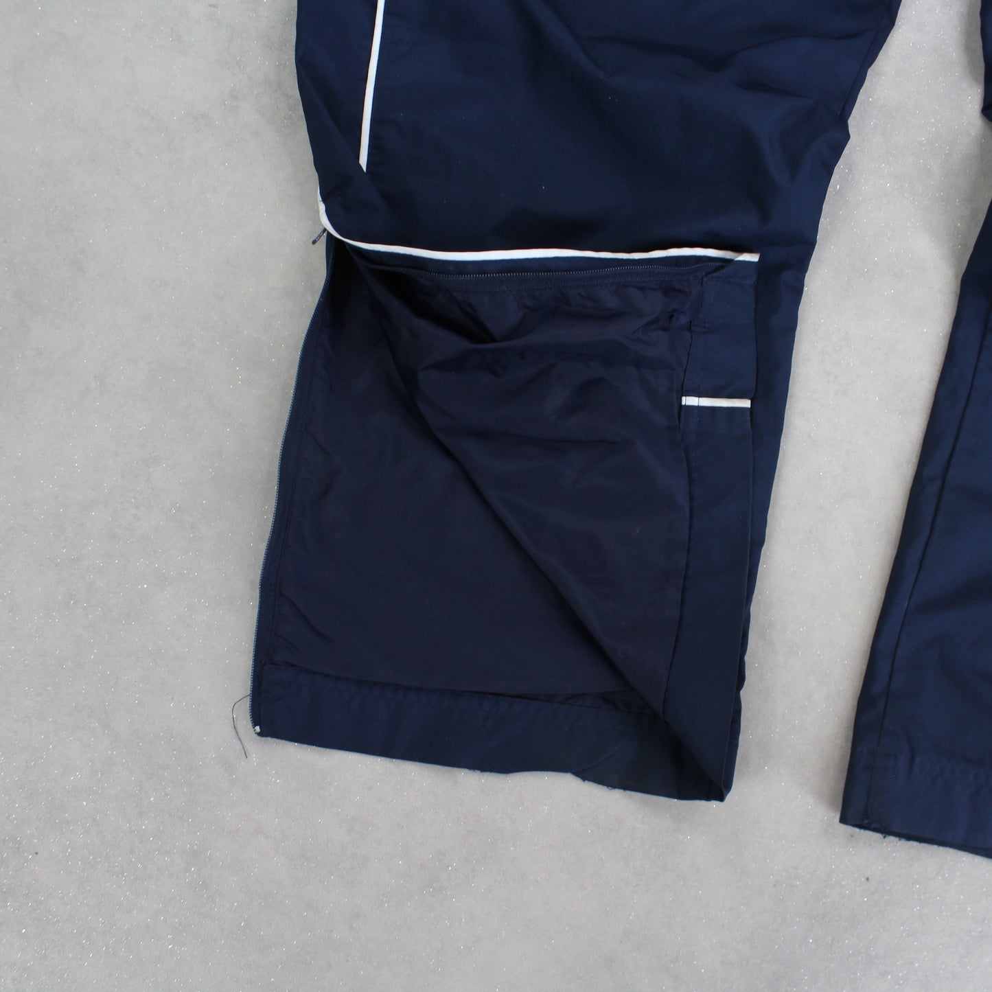 RARE 00s Baggy Nike Trackpants Navy - (M)