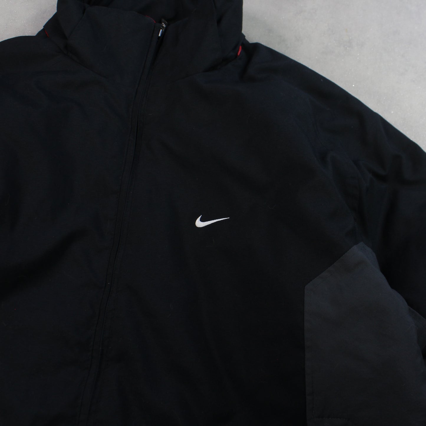 RARE 2000s Nike Padded Jacket Black - (XL)