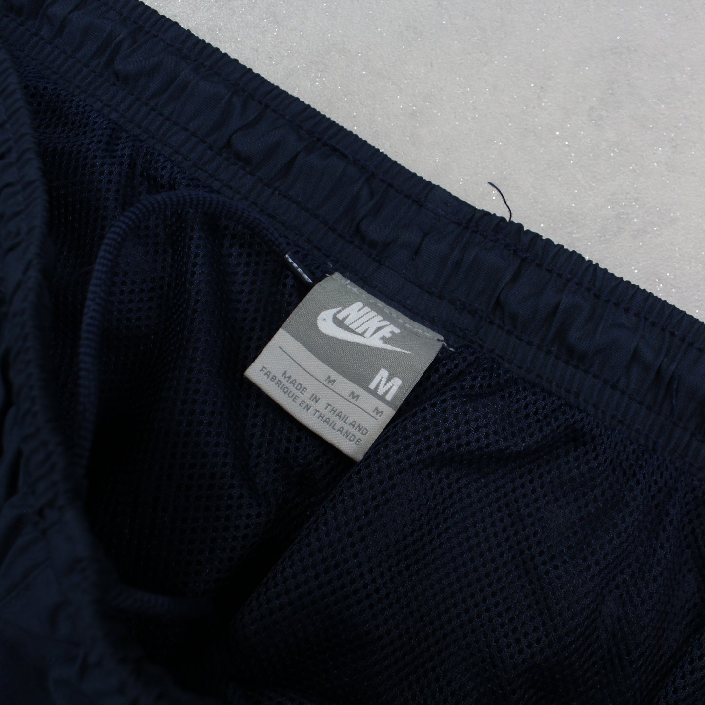 RARE 00s Baggy Nike Trackpants Navy - (M)