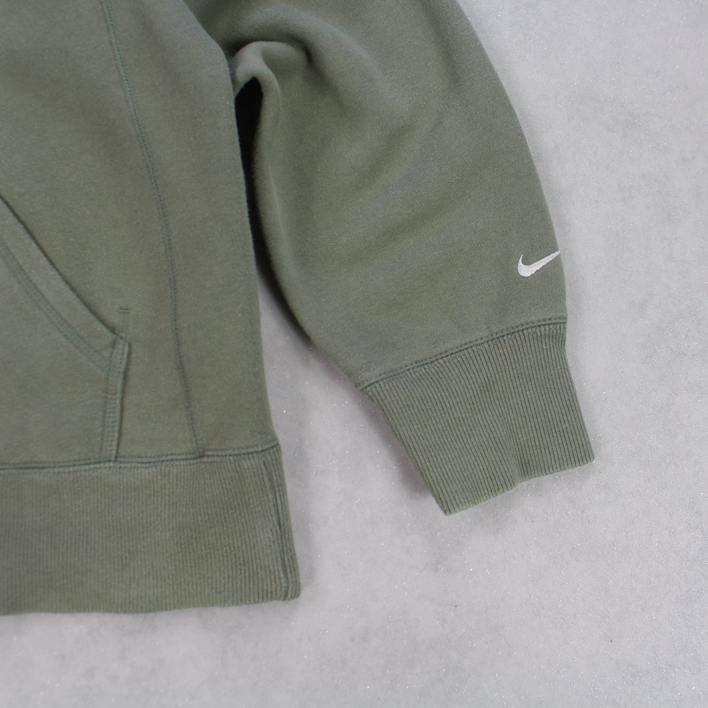 RARE 2000s Nike Hoodie Green - (L)