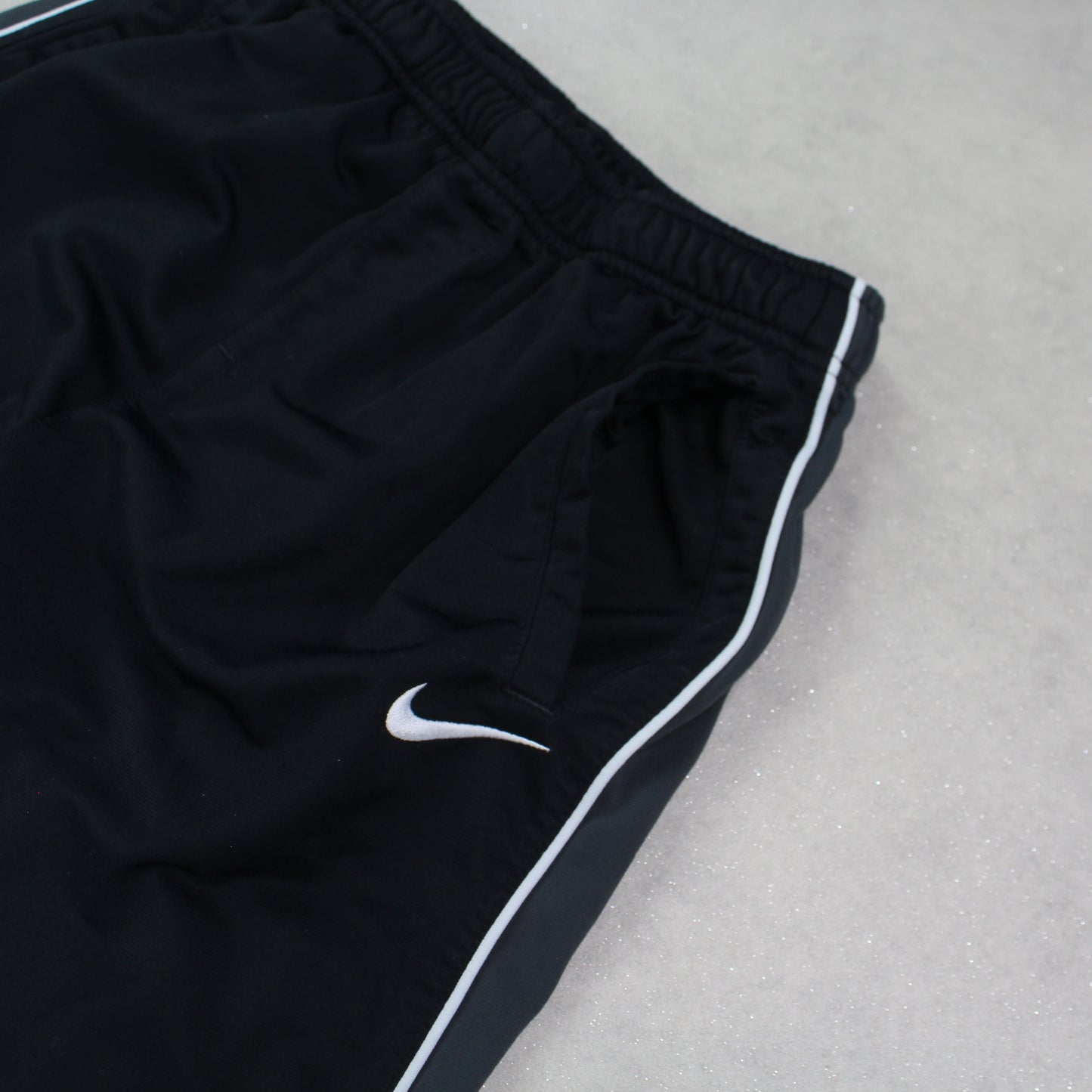 RARE 00s Nike Trackpants Black - (XS)