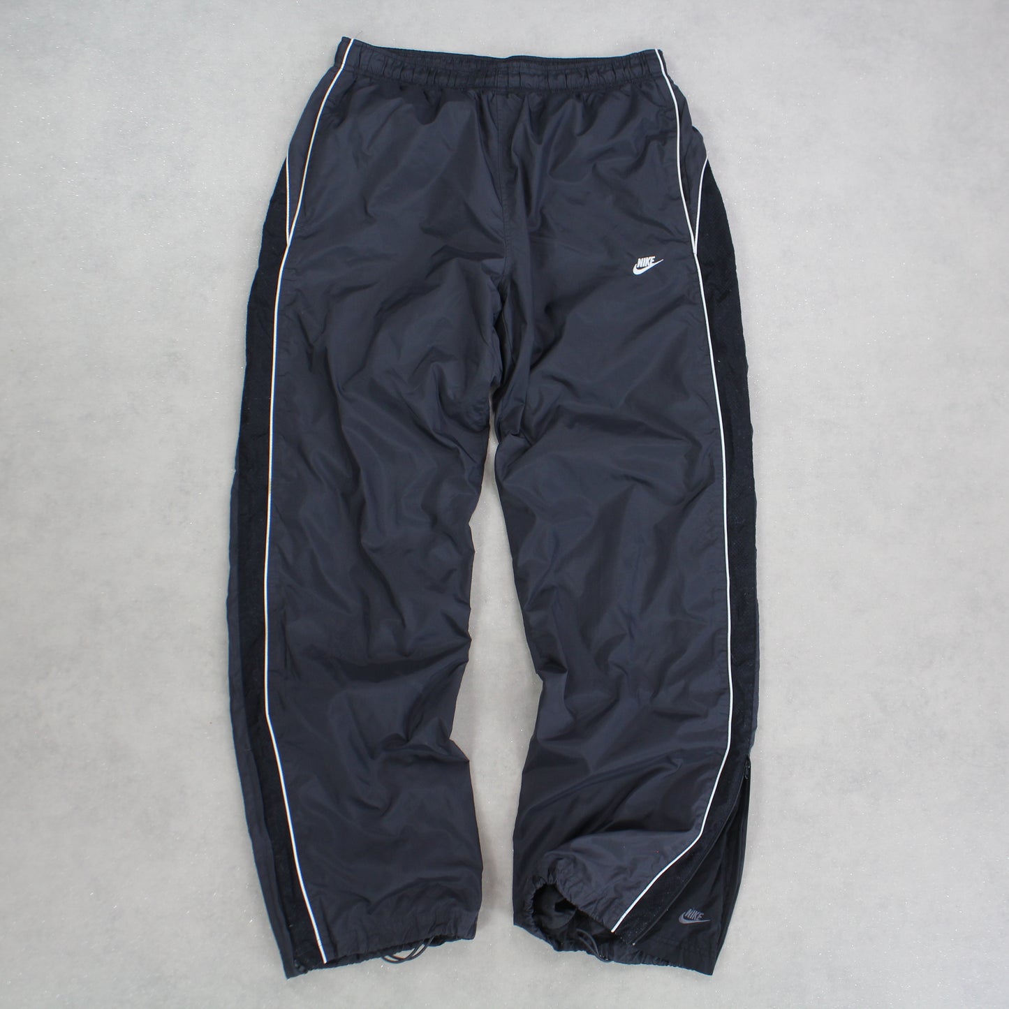 SUPER RARE 00s Baggy Nike Trackpants Grey - (L)