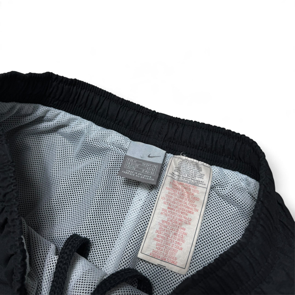 SELTENE 2000er Baggy Nike Trainingshose Schwarz - (S)