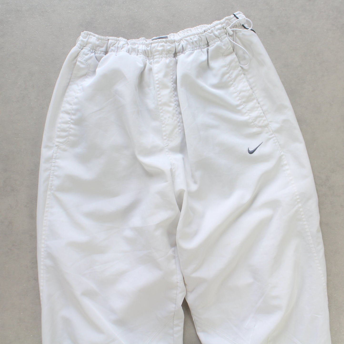SUPER RARE 2000s Baggy Nike Shox Trackpants White - (L)