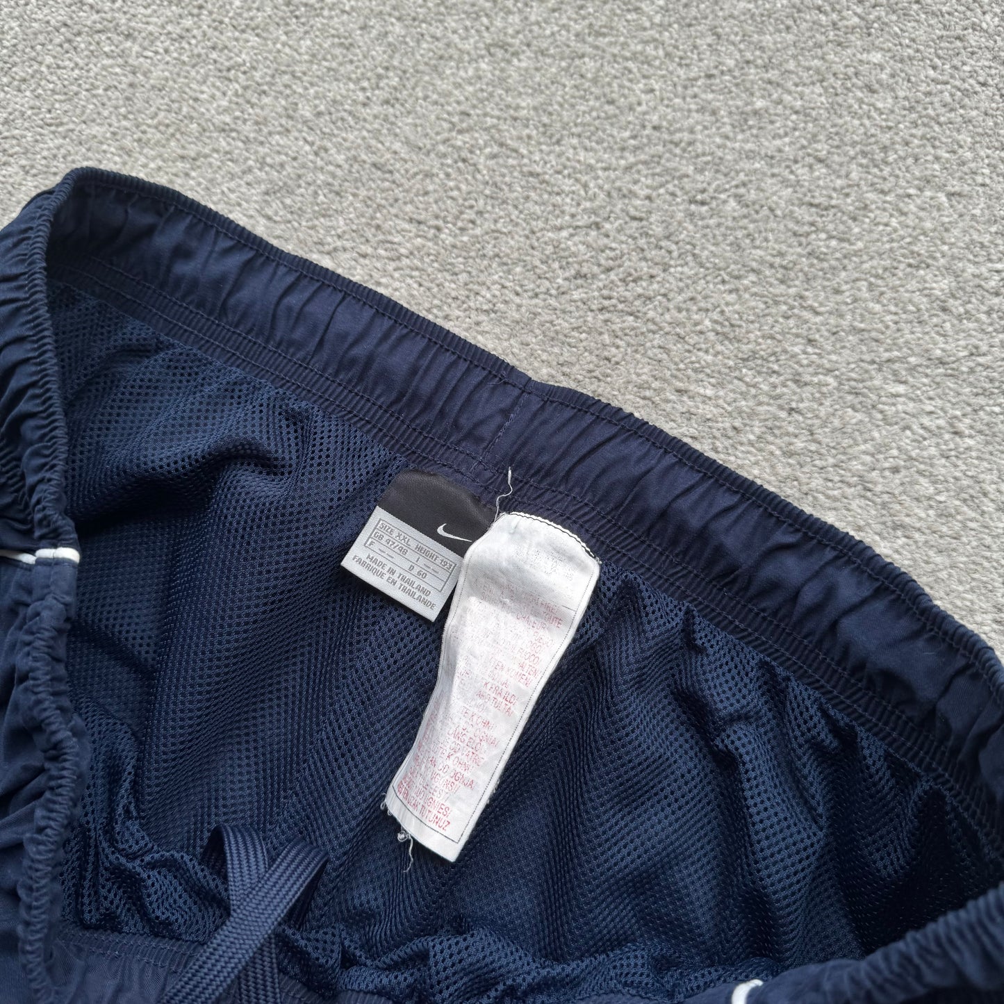 RARE 2000s Nike Trackpants Navy - (L)