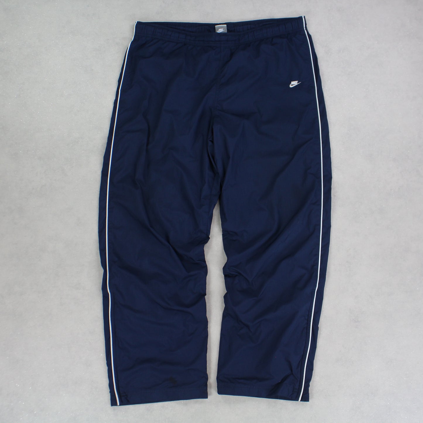 RARE 2000s Baggy Nike Trackpants Navy - (XL)