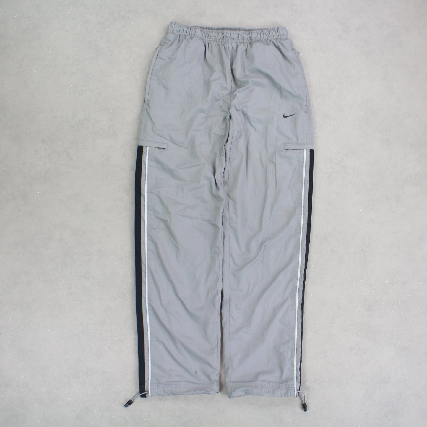 RARE 2000s Nike Trackpants Grey - (S)