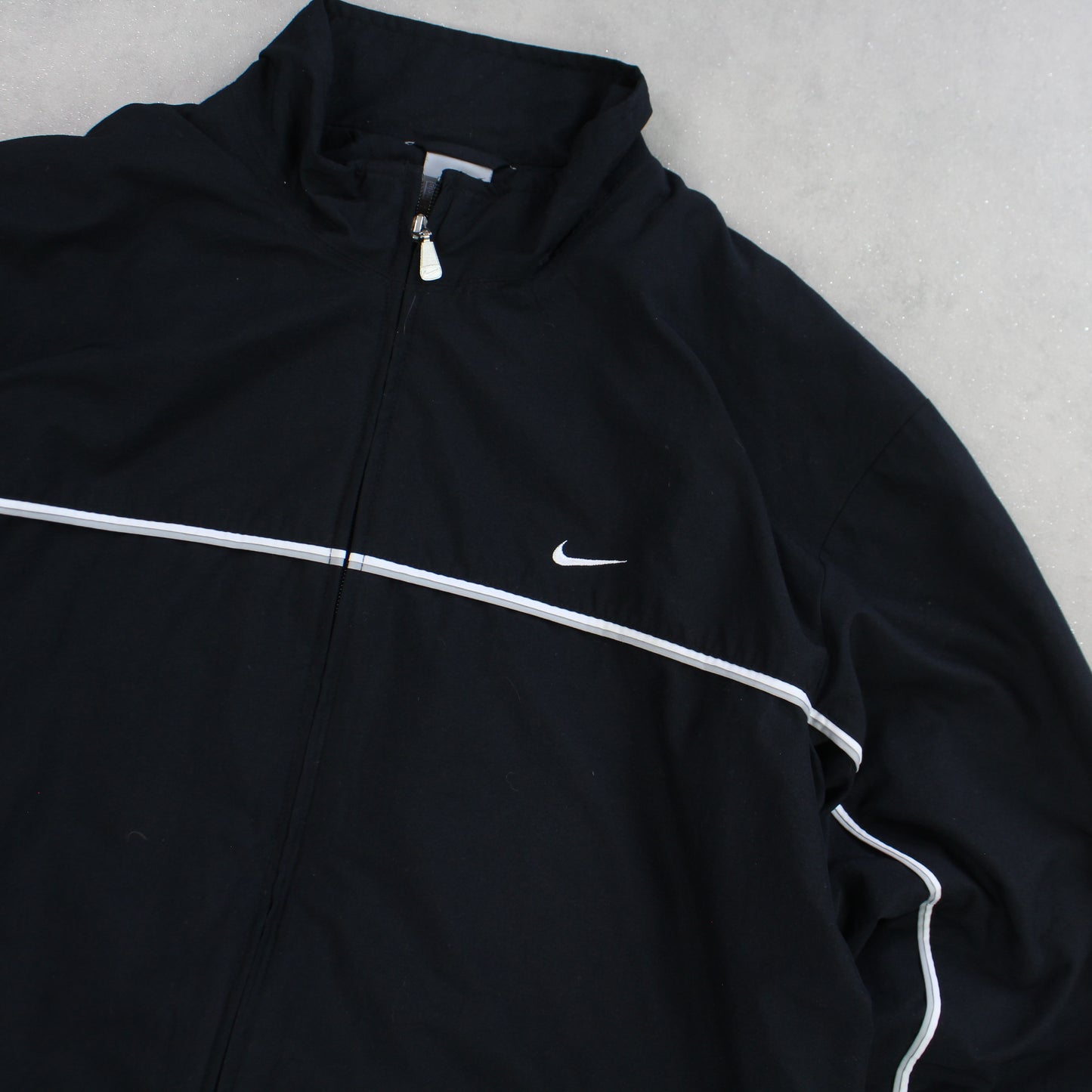 RARE 2000s Nike Track Jacket Black - (L)