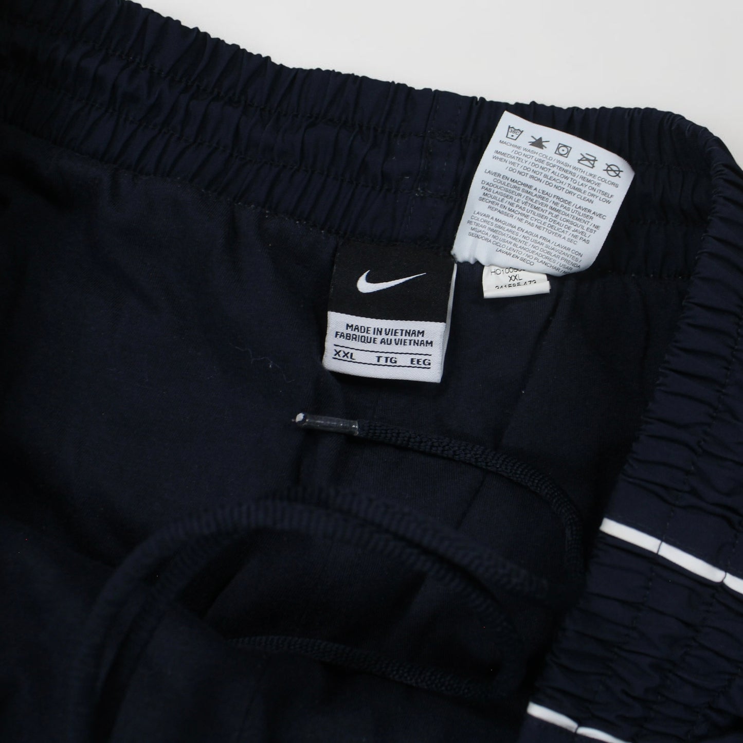 RARE 2000s Baggy Nike Trackpants Navy - (XL)