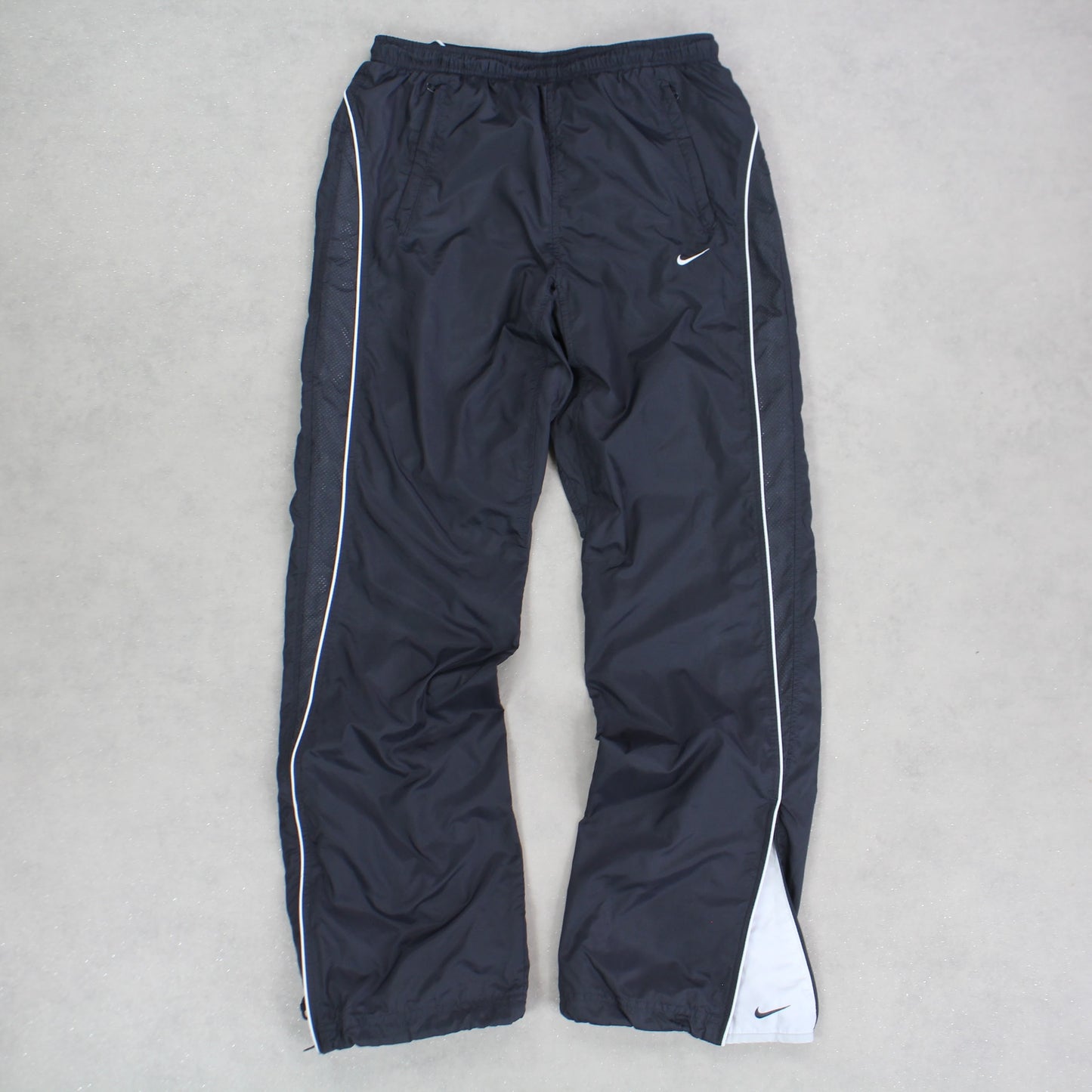 SUPER RARE 2000s Nike Trackpants Grey - (M)
