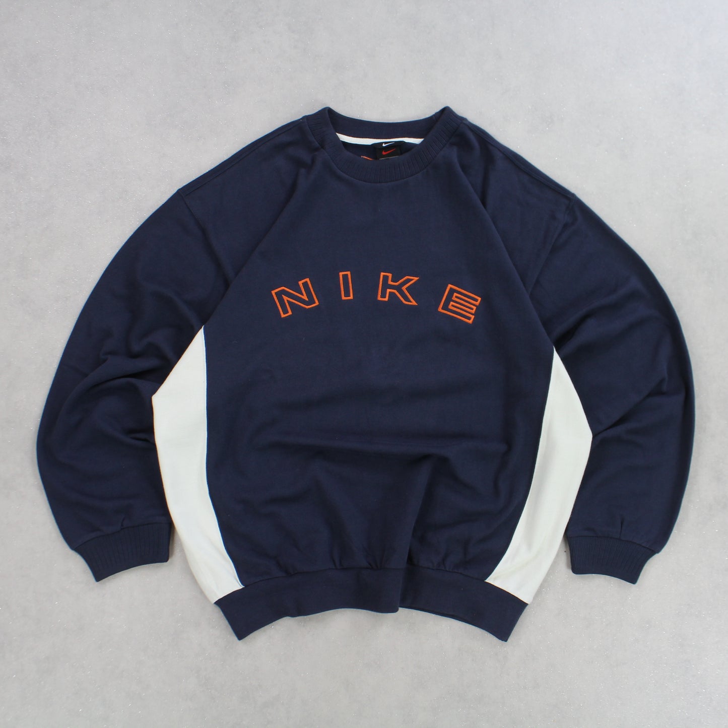 SELTENES Nike-Sweatshirt aus den 1990ern, Marineblau – (L)
