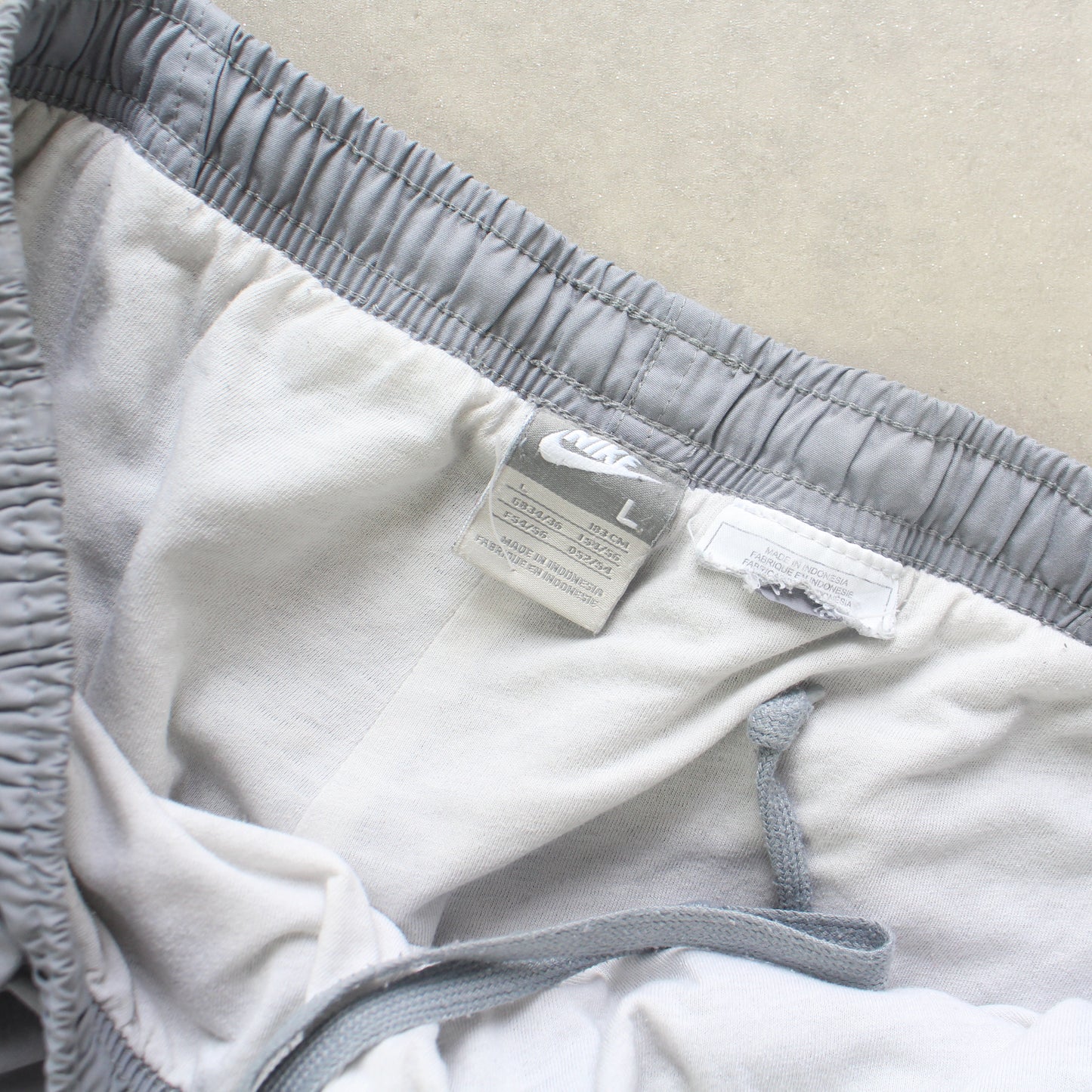 SUPER RARE 00s Nike Trackpants Grey - (L)