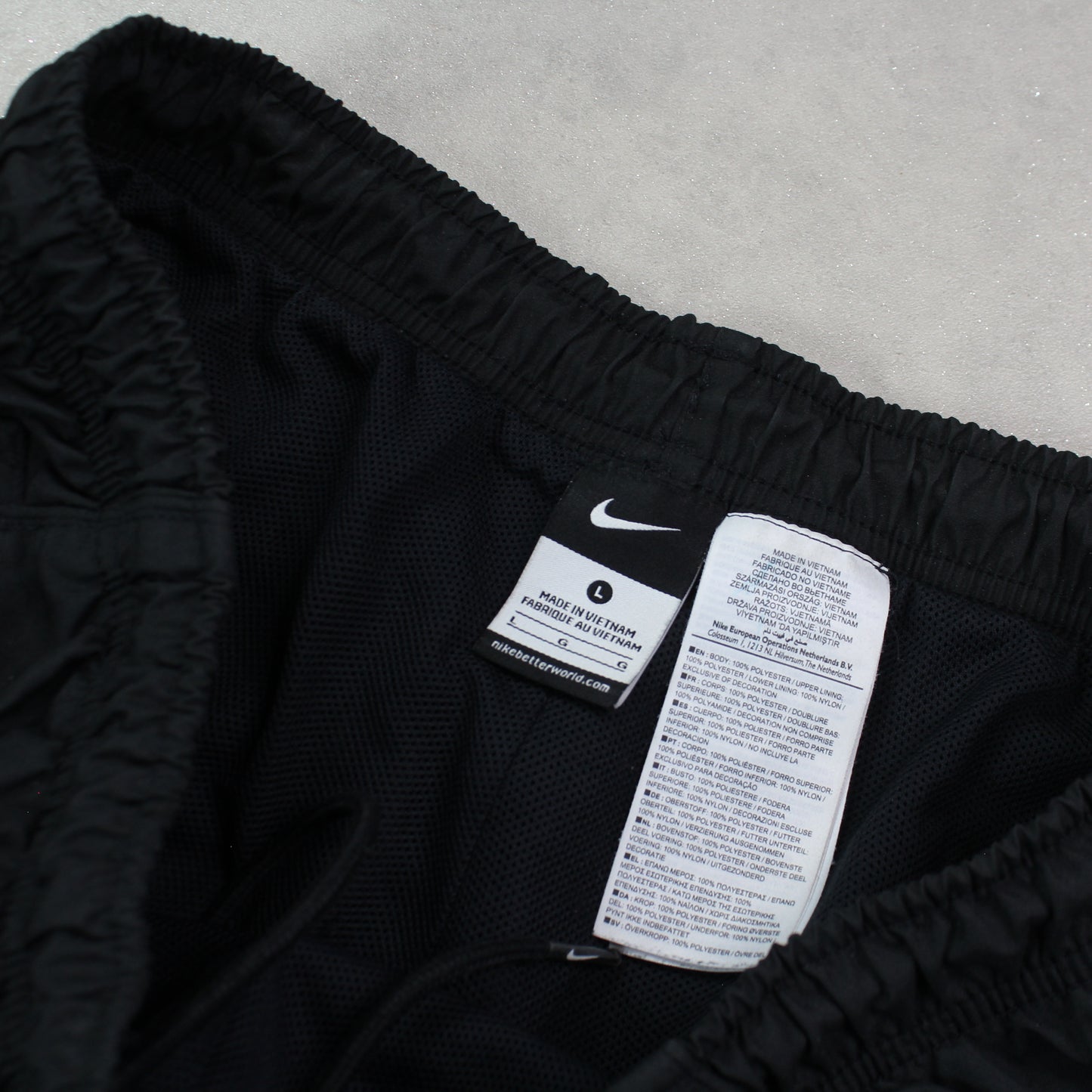 RARE 2000s Nike Trackpants Black - (L)