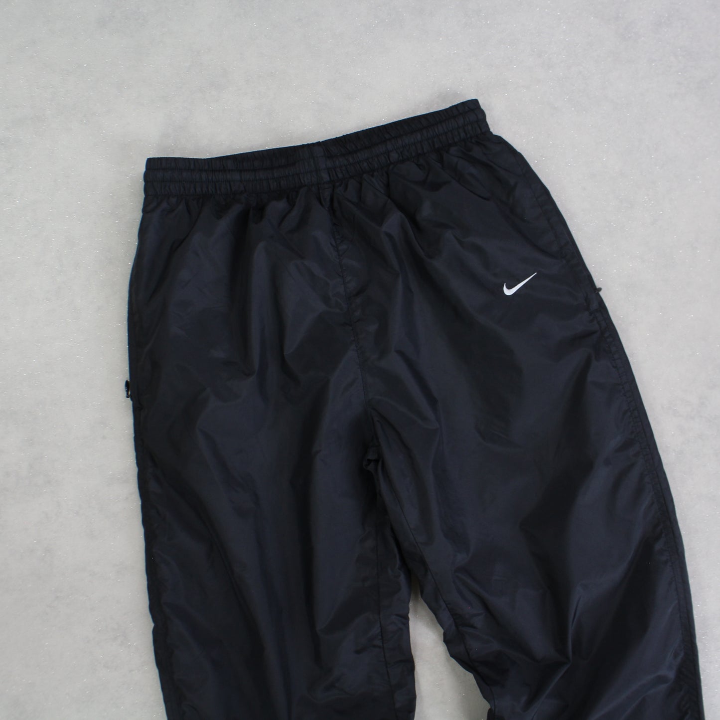 SUPER RARE 00s Nike Trackpants Black - (XS)