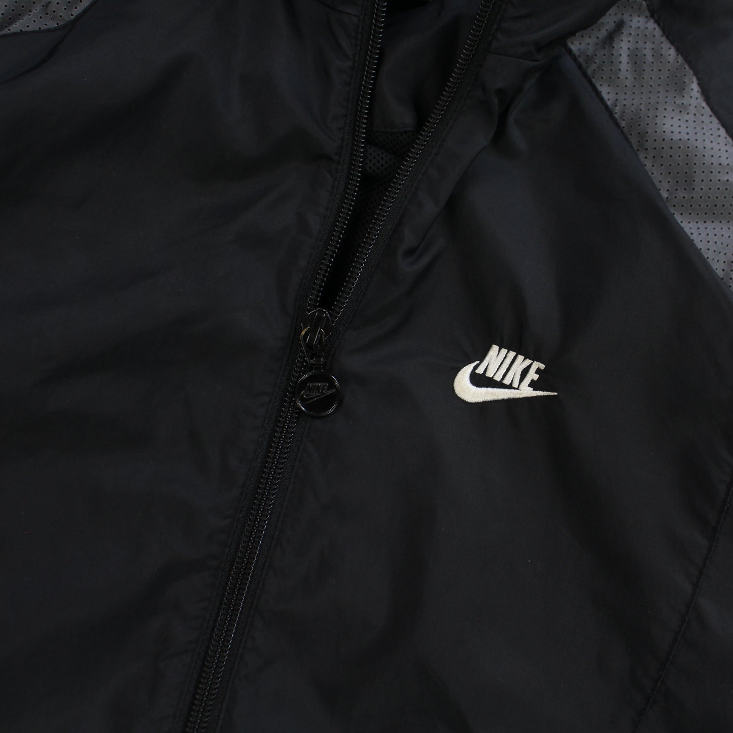 RARE 00s Nike Track Jacket Black - (S)