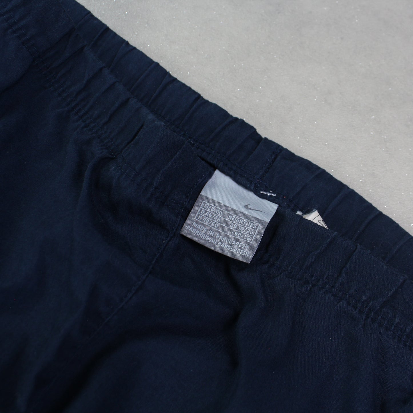SUPER RARE 2000s Baggy Nike Trackpants Navy - (XL)