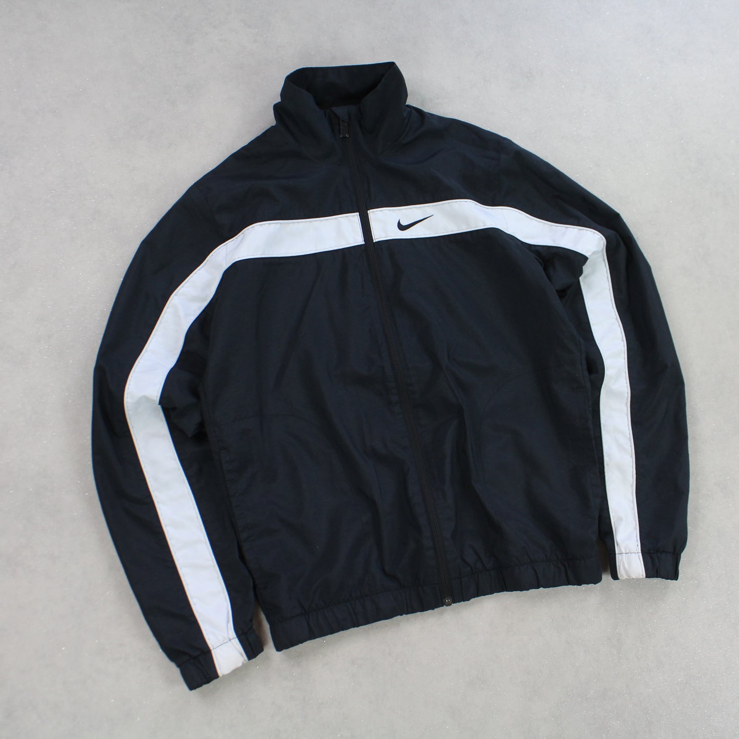 RARE Nike Track Jacket Black - (XS)